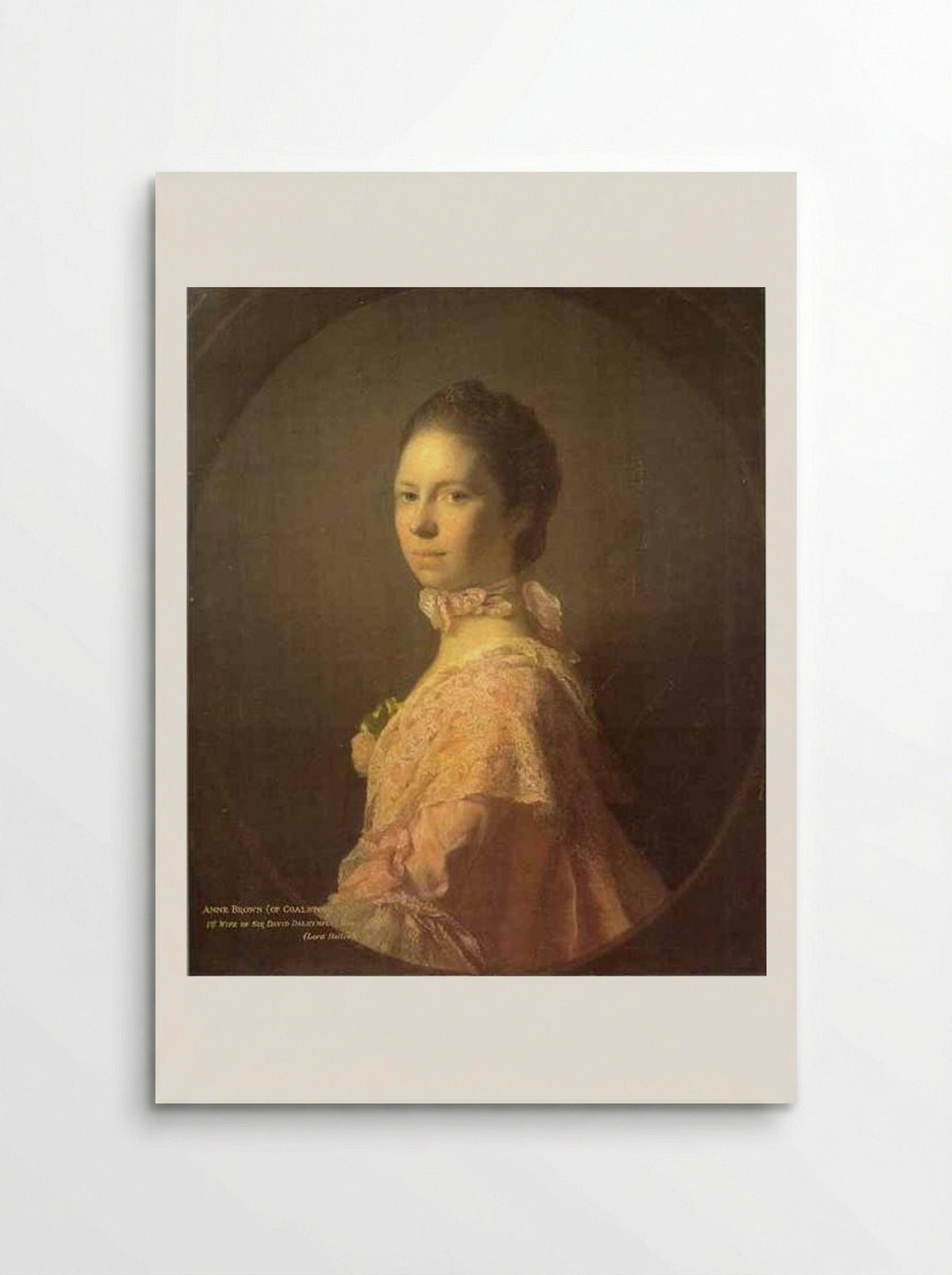 Portrait of Anne Brown - Allan Ramsay - Poster