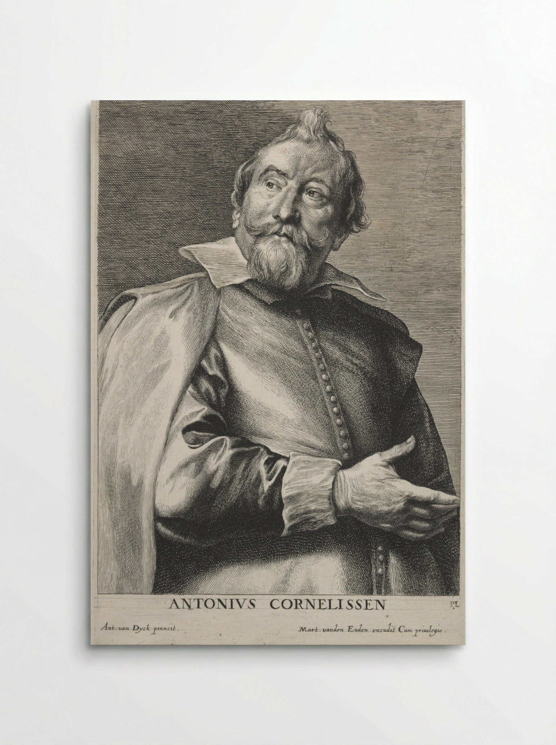 Portrait of Antoon Cornelissen - Anthony van Dyck - Poster
