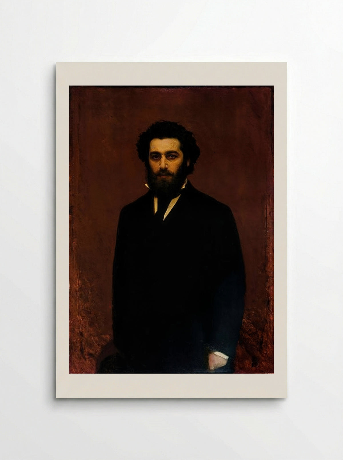 Portrait of Arkhip Kuindzhi - Ivan Kramskoy - Poster