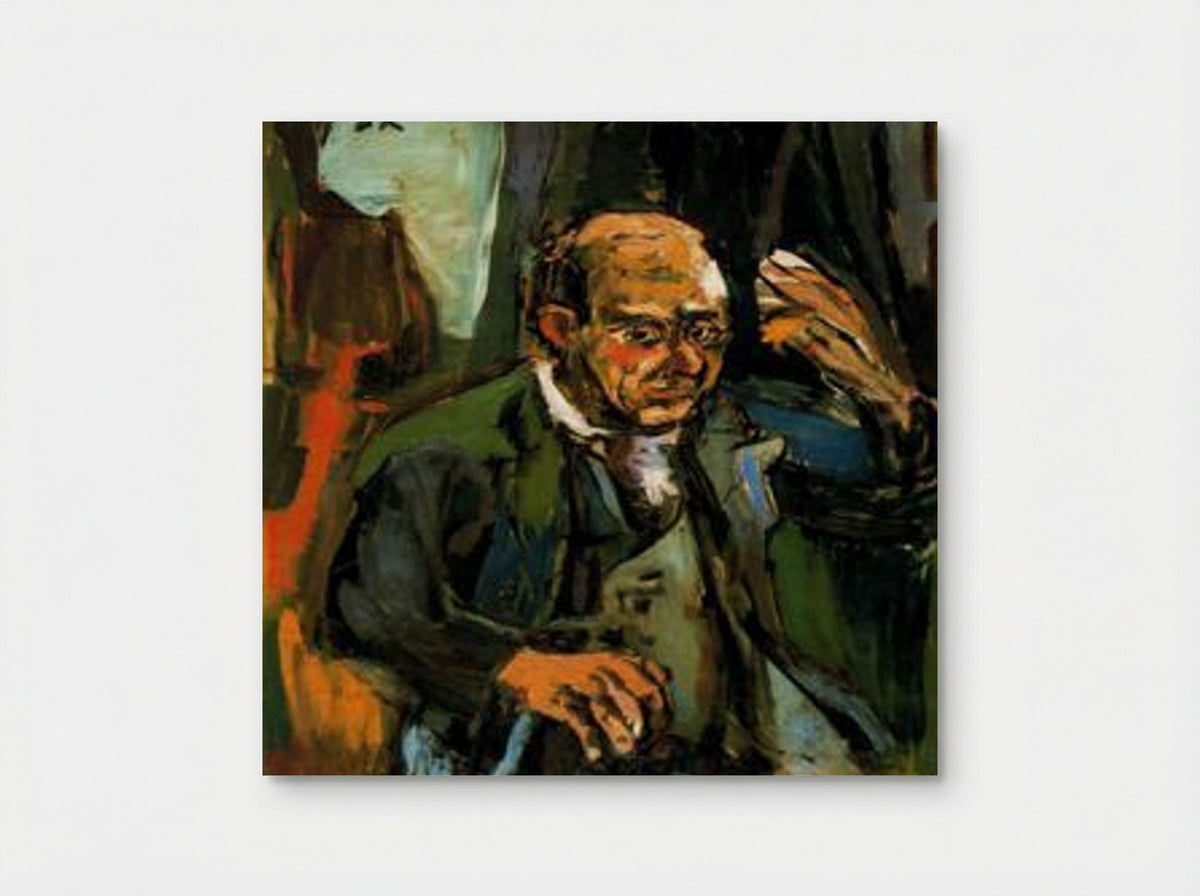 Portrait of Arnold Schoenberg - Oskar Kokoschka - Poster