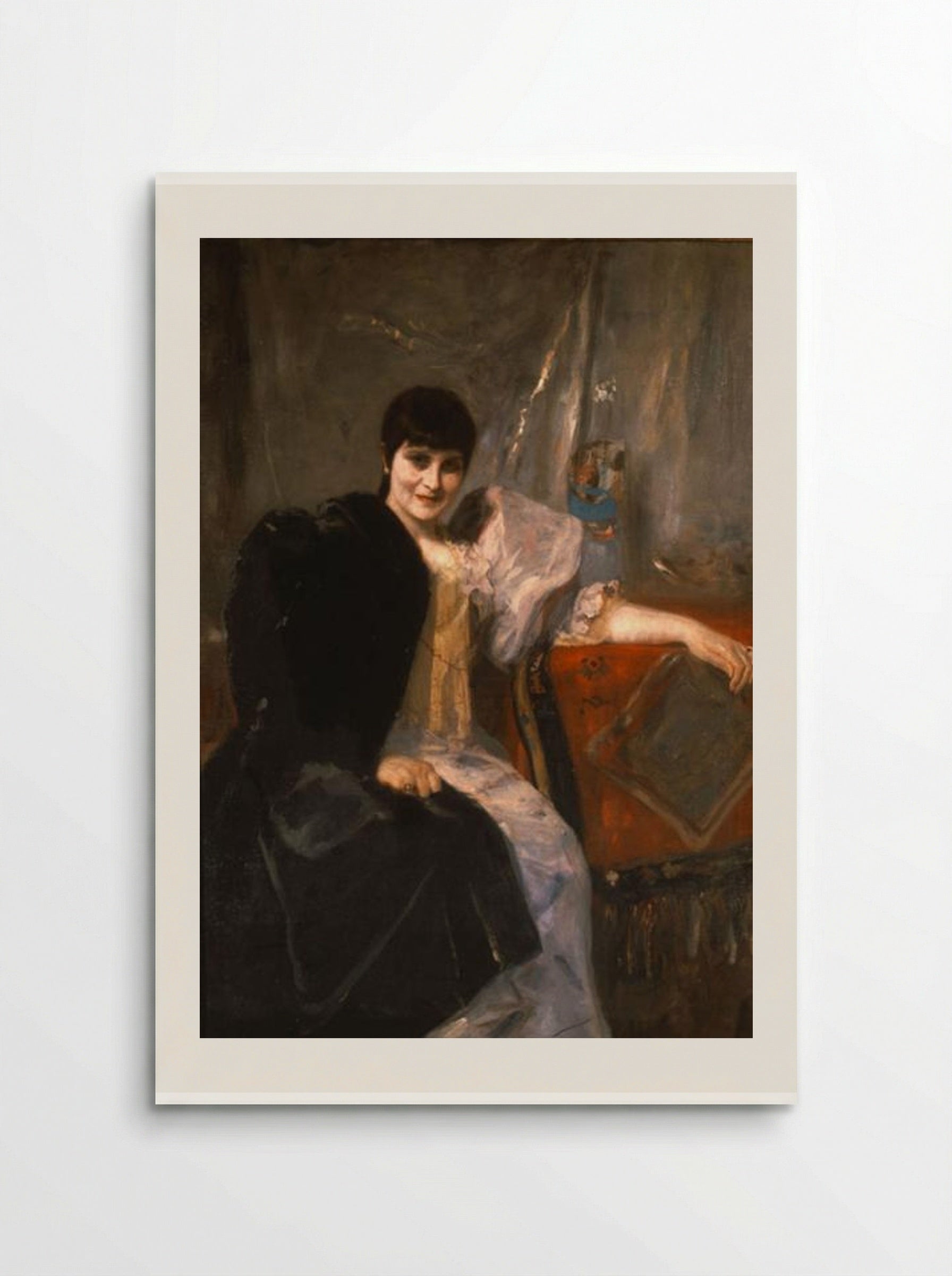 Portrait of Artemis Gyzi - Nikolaos Gyzis - Poster