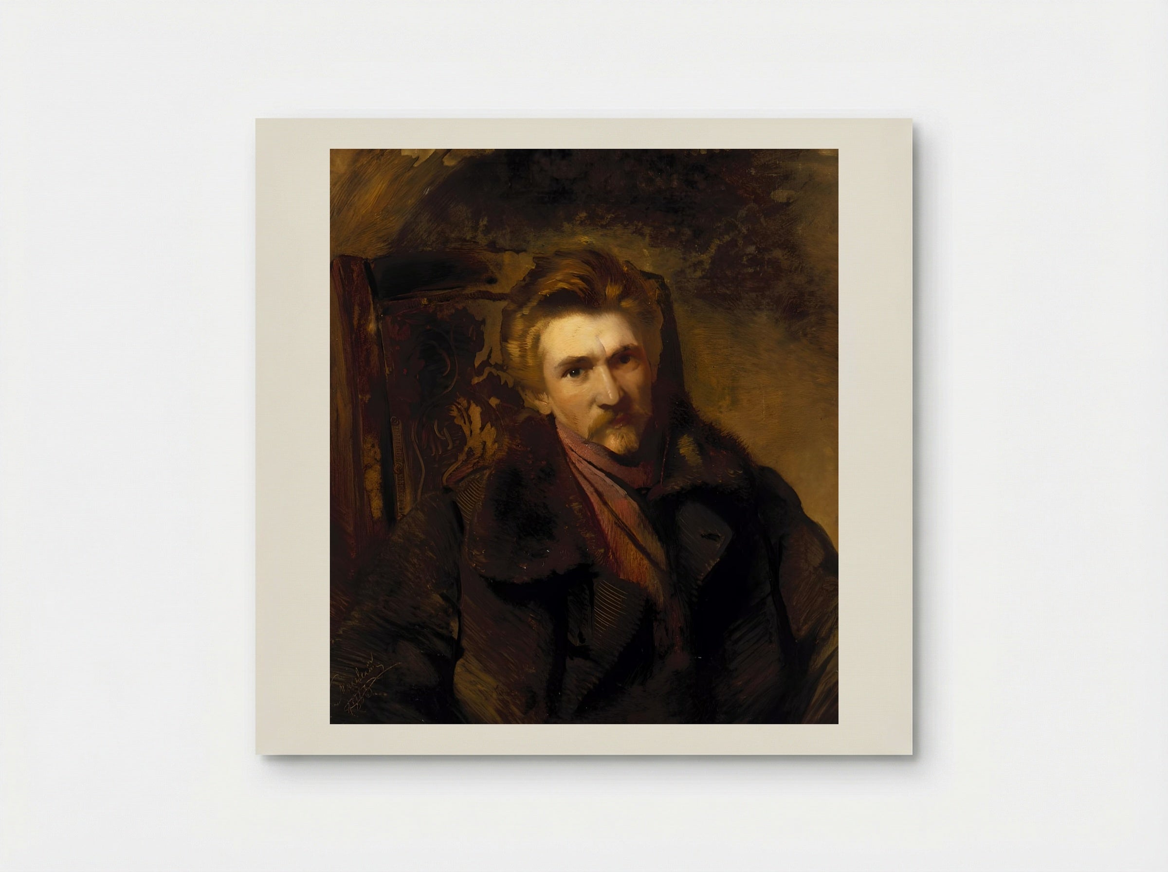 Portrait of Artist Alexander Popov - Konstantin Makovsky - Poster
