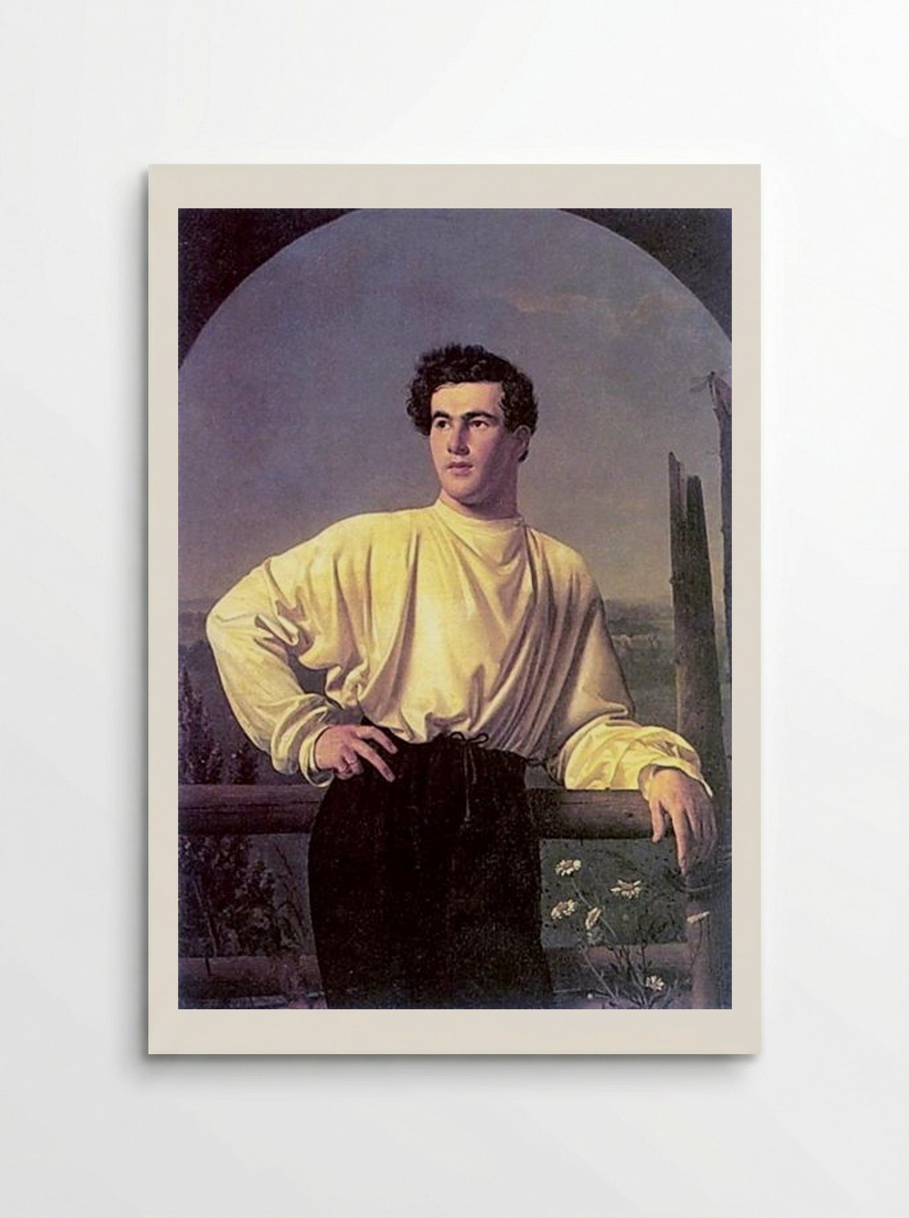 Portrait of Athanasius Shishmarev - Orest Kiprensky - Poster
