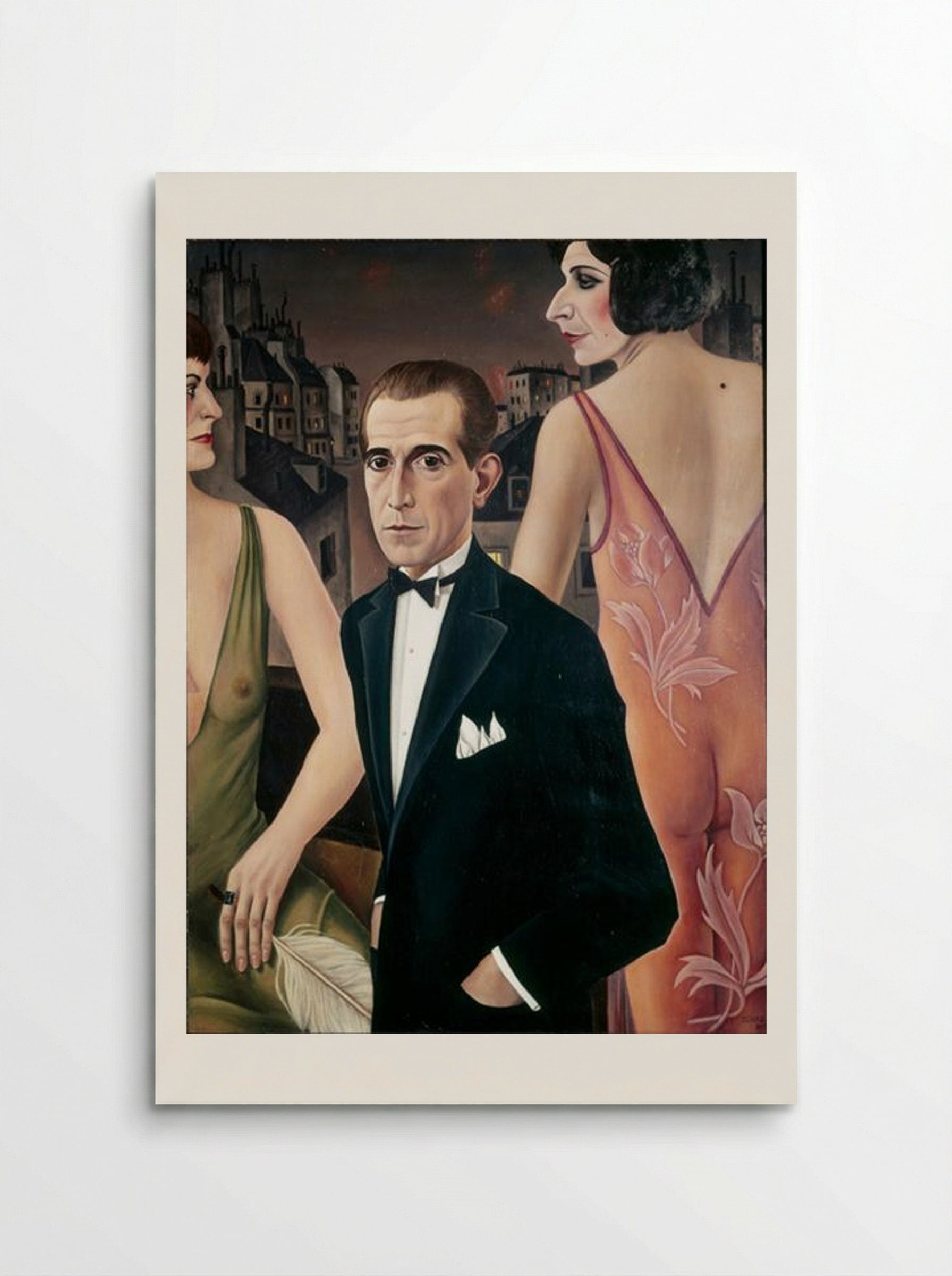 Portrait of Baroness von St. Genois d’Anneaucourt - Christian Schad - Poster