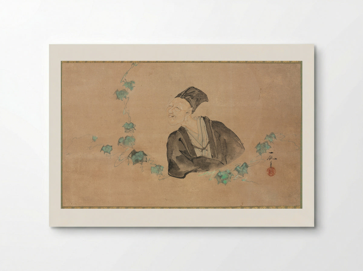 Portrait of Basho - Ichijun - Poster