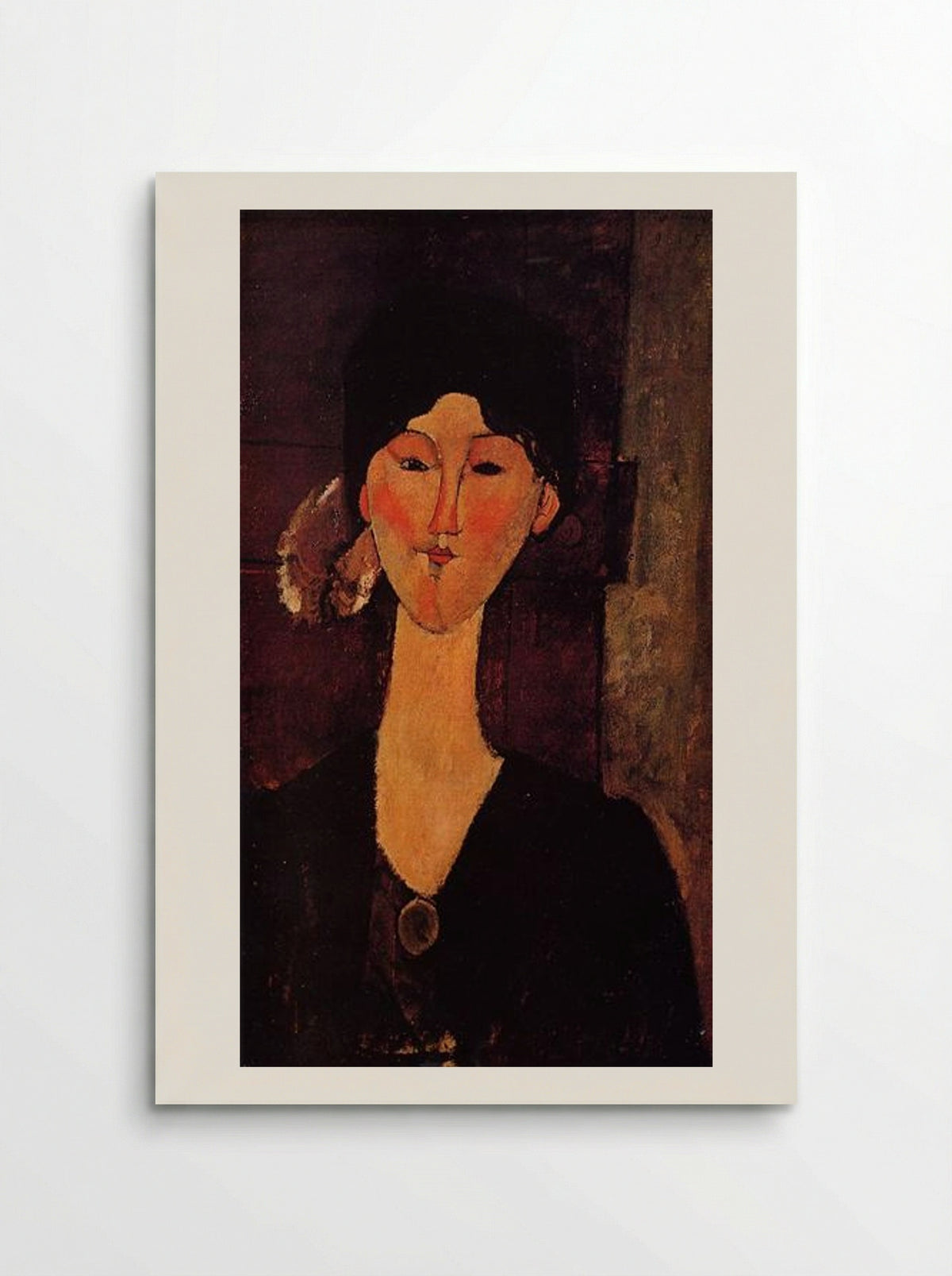 Portrait of Beatrice Hastings - Amedeo Modigliani - Poster