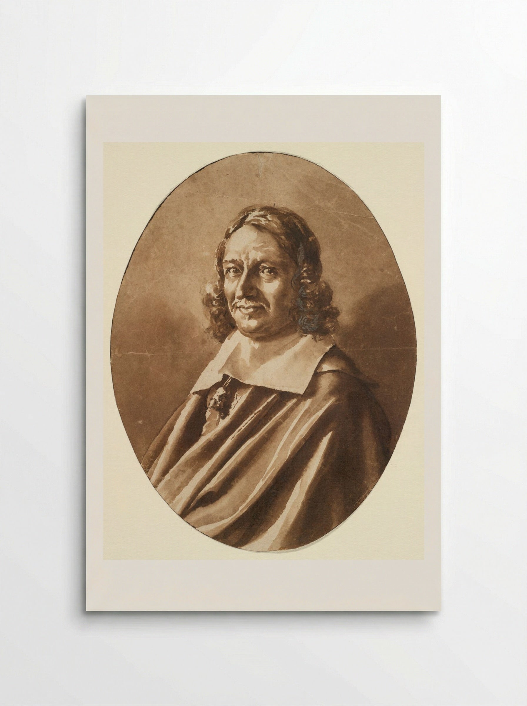 Portrait of Bernardus Somer - Jan de Bisschop - Poster