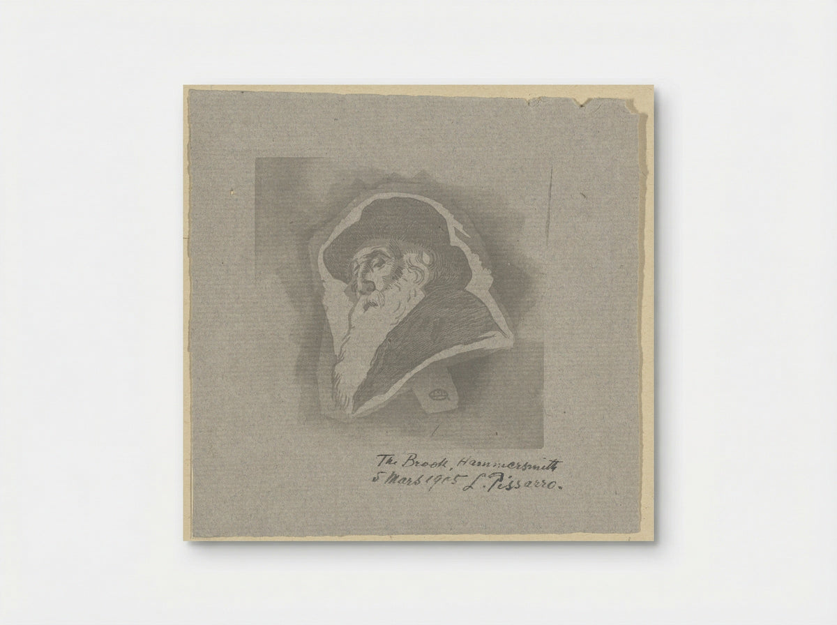 Portrait of Camille Pissarro - Lucien Pissarro - Poster