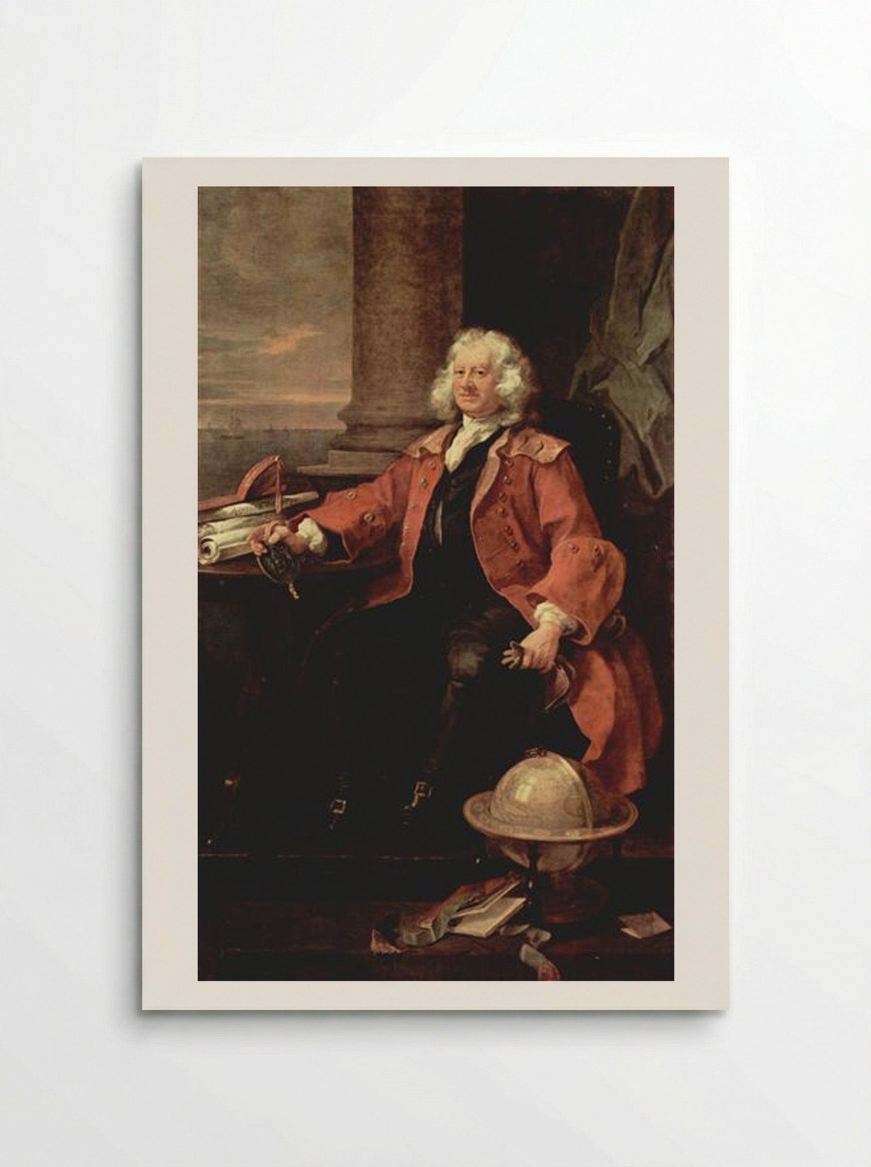 Portrait of Captain Coram - William Hogarth - Poster
