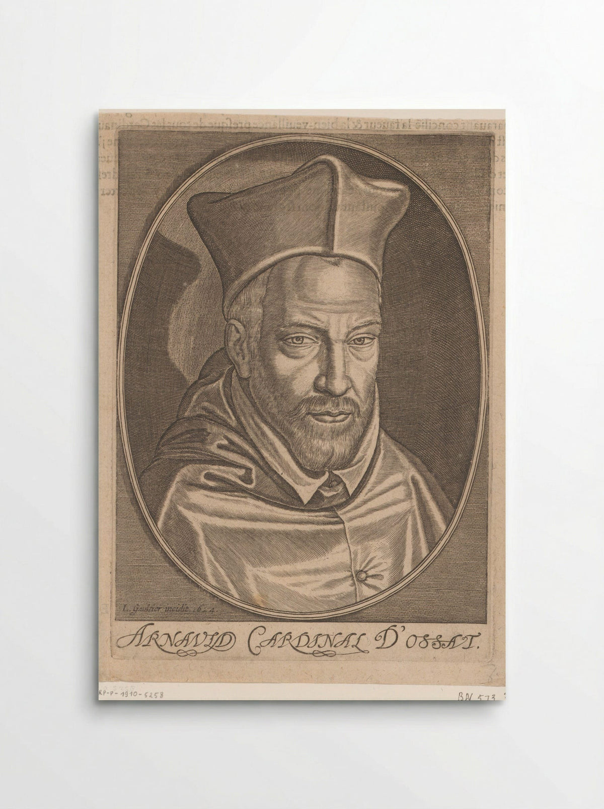 Portrait of Cardinal Arnaud d'Ossat - Leonard Gaultier - Poster