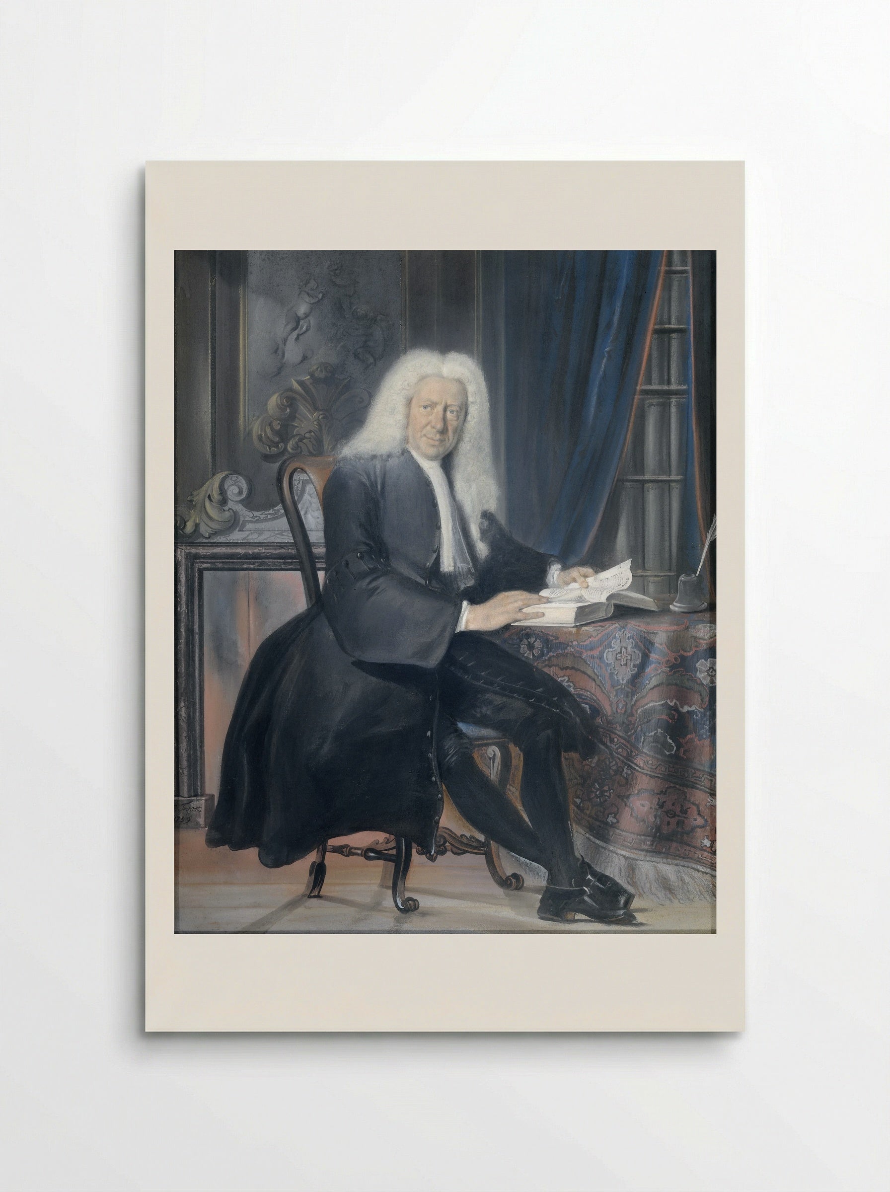 Portrait of Carel Bouman - Cornelis Troost - Poster