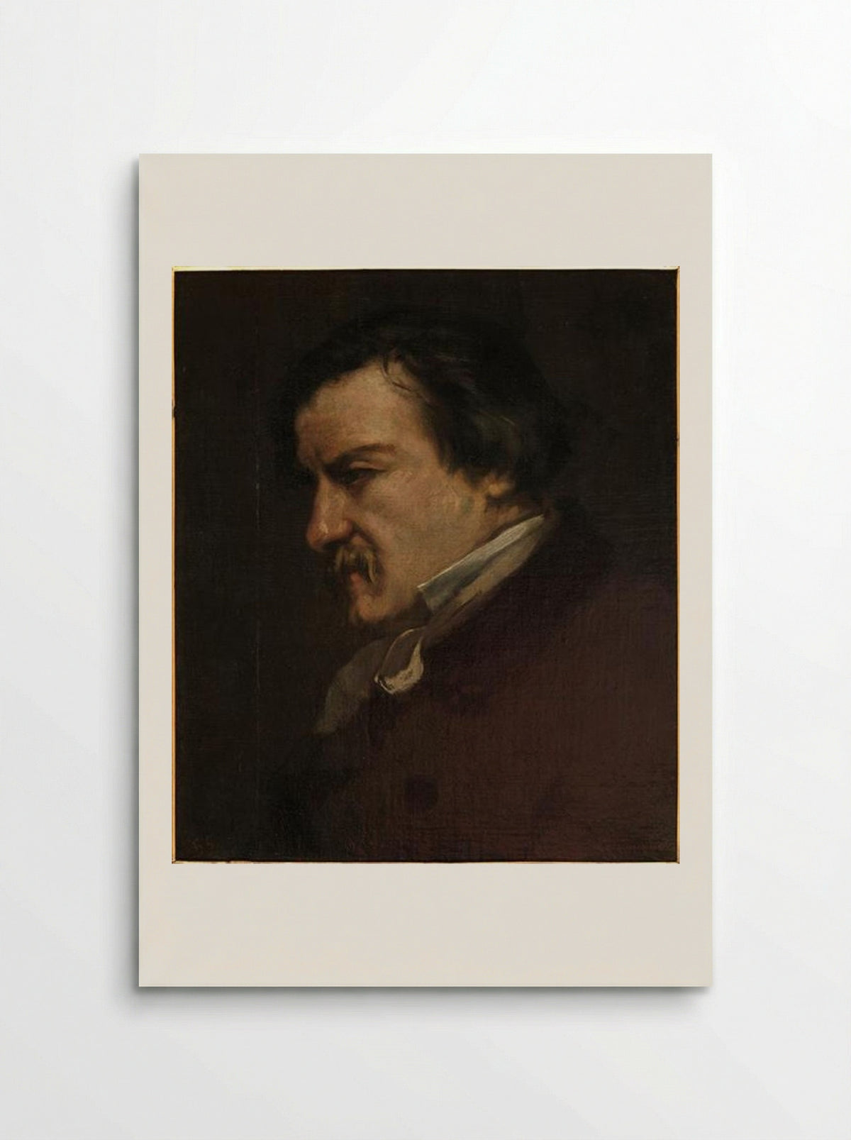 Portrait of Champfleury - Gustave Courbet - Poster