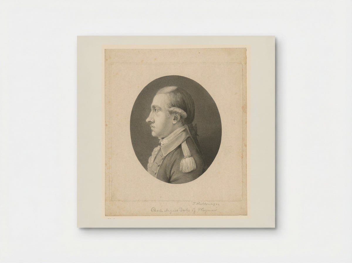 Portrait of Charles Augustus, Duke of Saxe-Weimar-Eisenach - Thomas Holloway - Poster