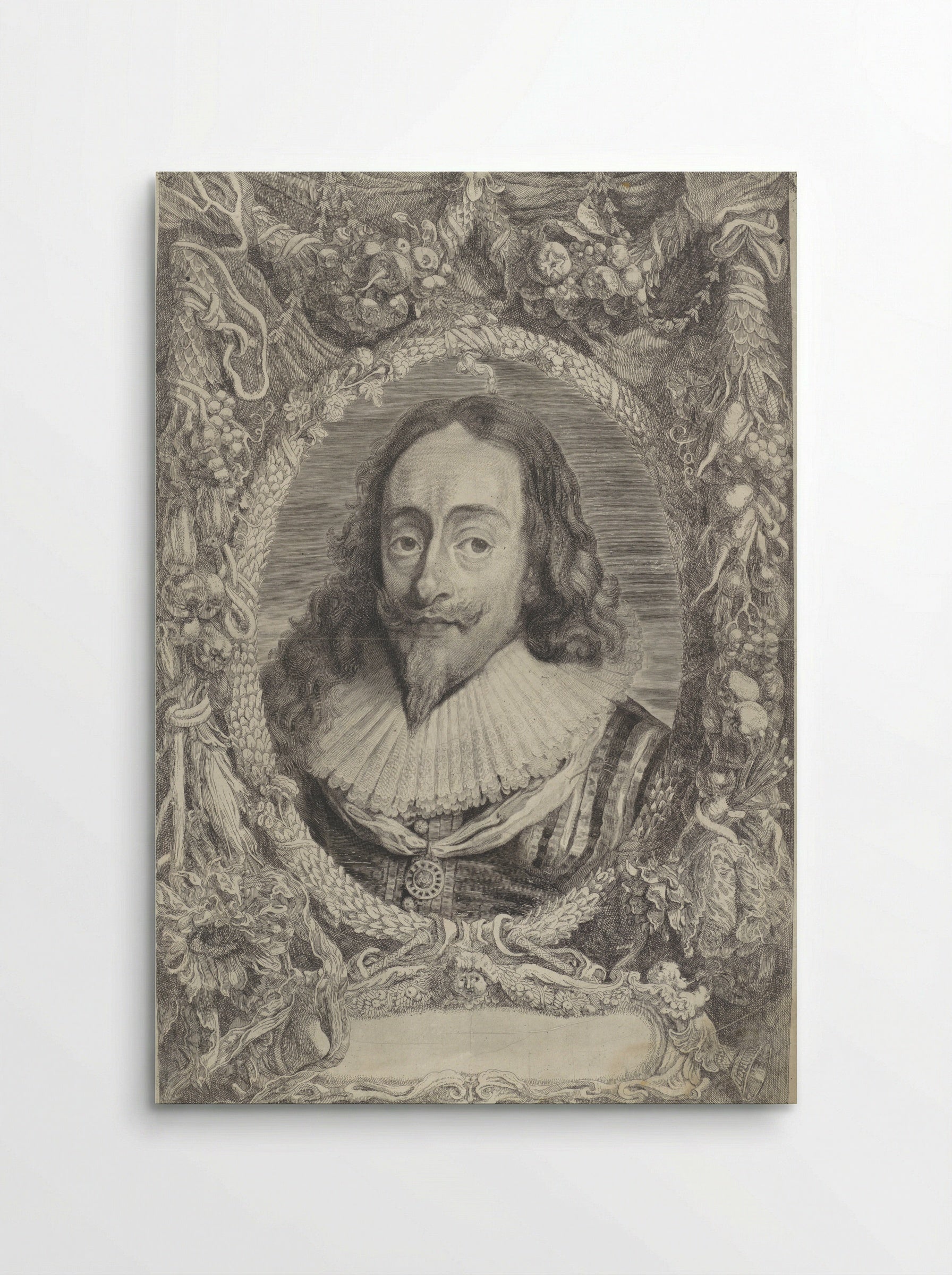 Portrait of Charles I, King of England - Jonas Suyderhoef - Poster