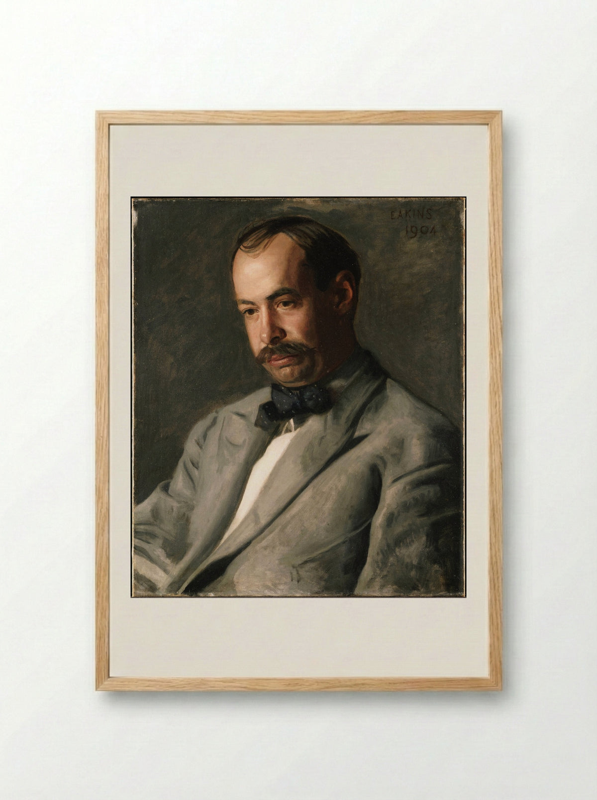 Portrait of Charles Percival Buck - Thomas Eakins - Framed Print Wood