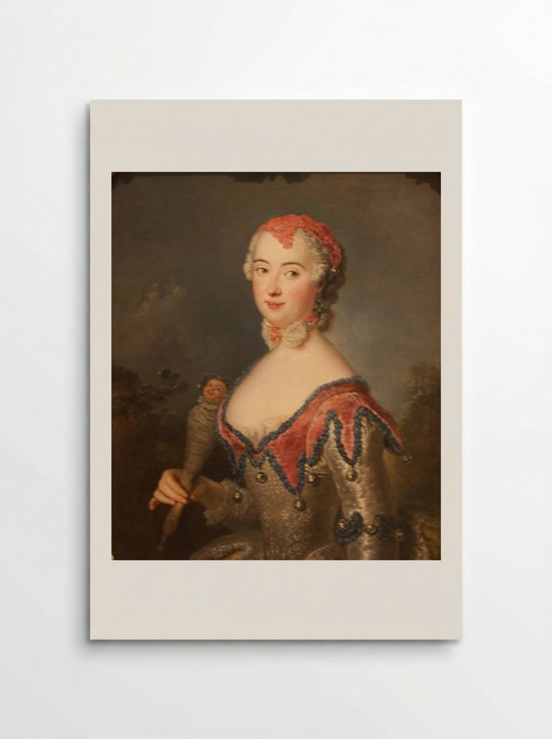 Portrait of Charlota Fredrika Sparre - Antoine Pesne - Poster