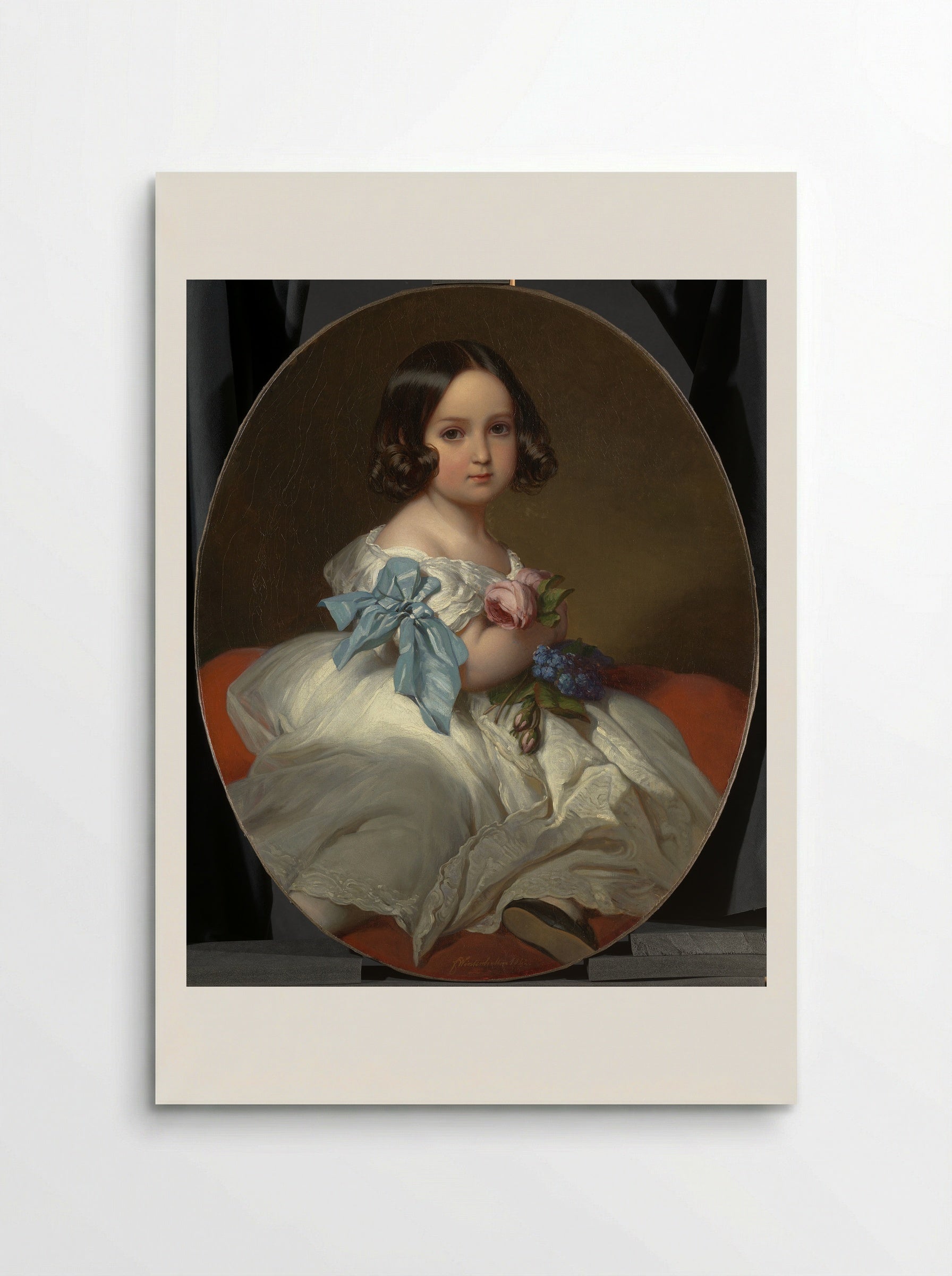 Portrait of Charlotte of Belgium - Franz Xaver Winterhalter - Poster