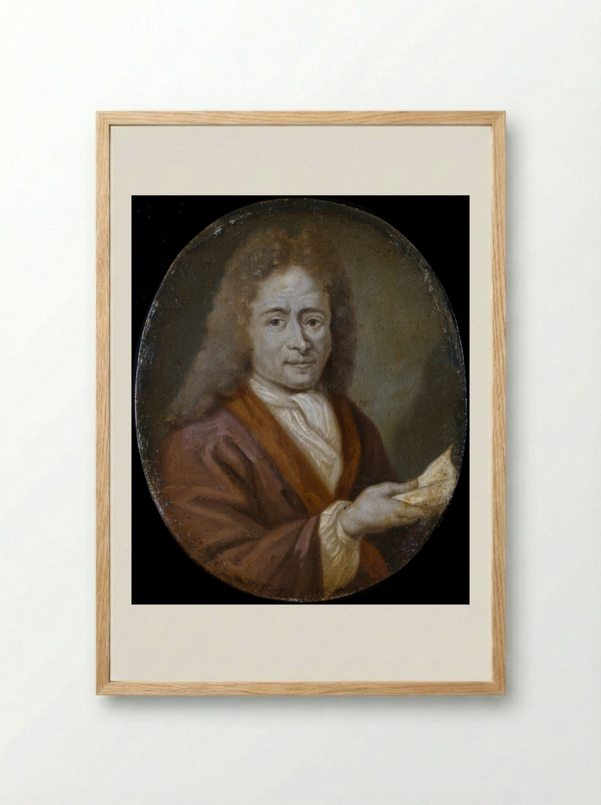 Portrait of Christoffel Pierson - Arnoud van Halen - Framed Print Wood