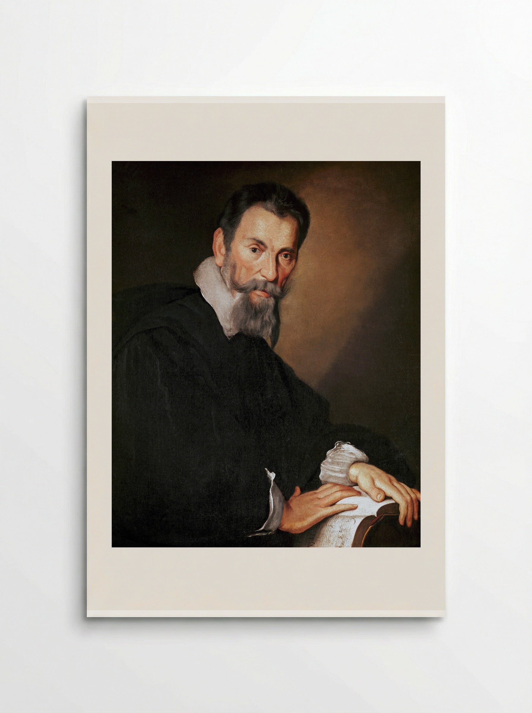 Portrait of Claudio Monteverdi - Bernardo Strozzi - Poster