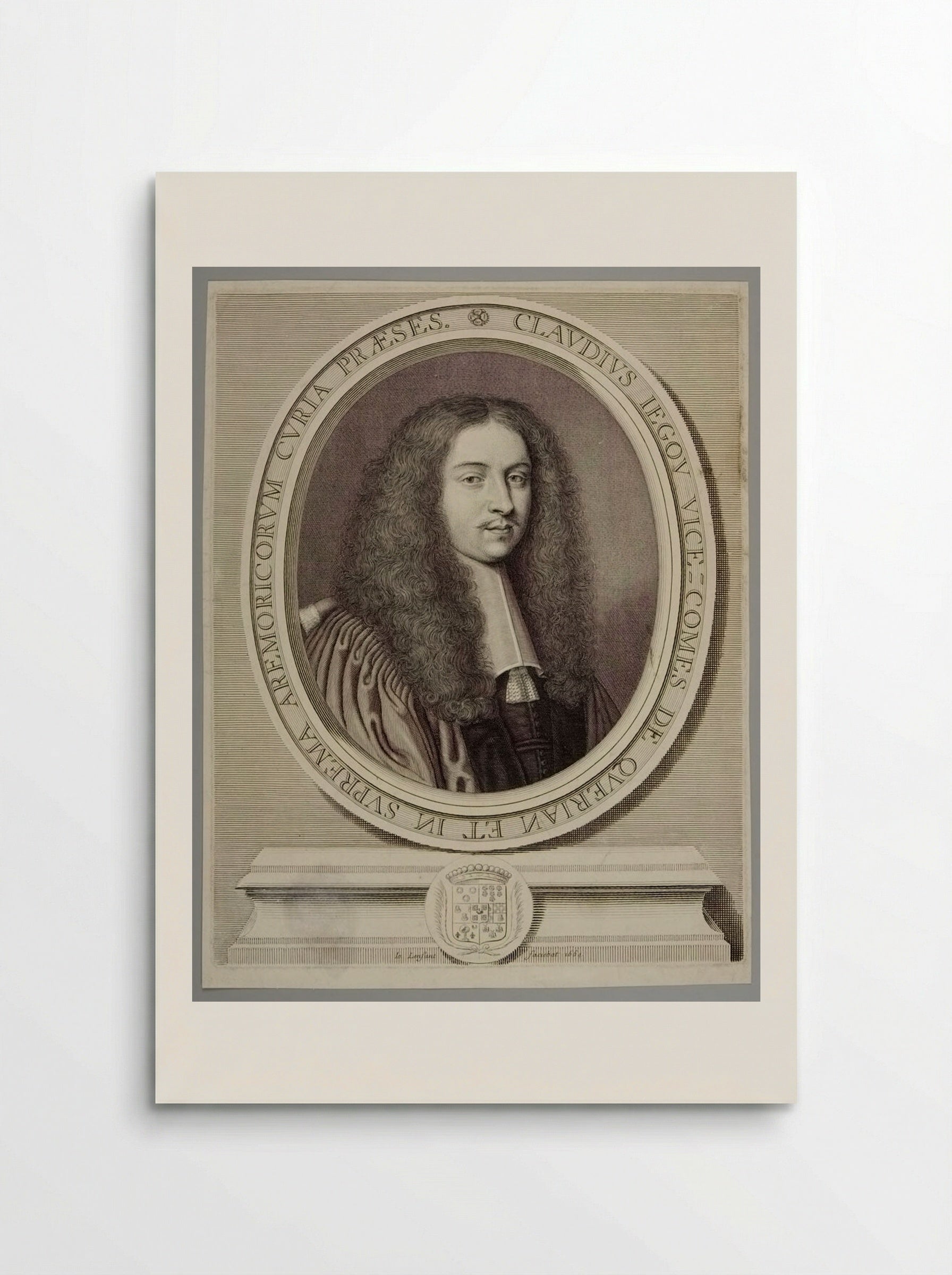 Portrait of Claudius Jegou - Jean Lenfant - Poster