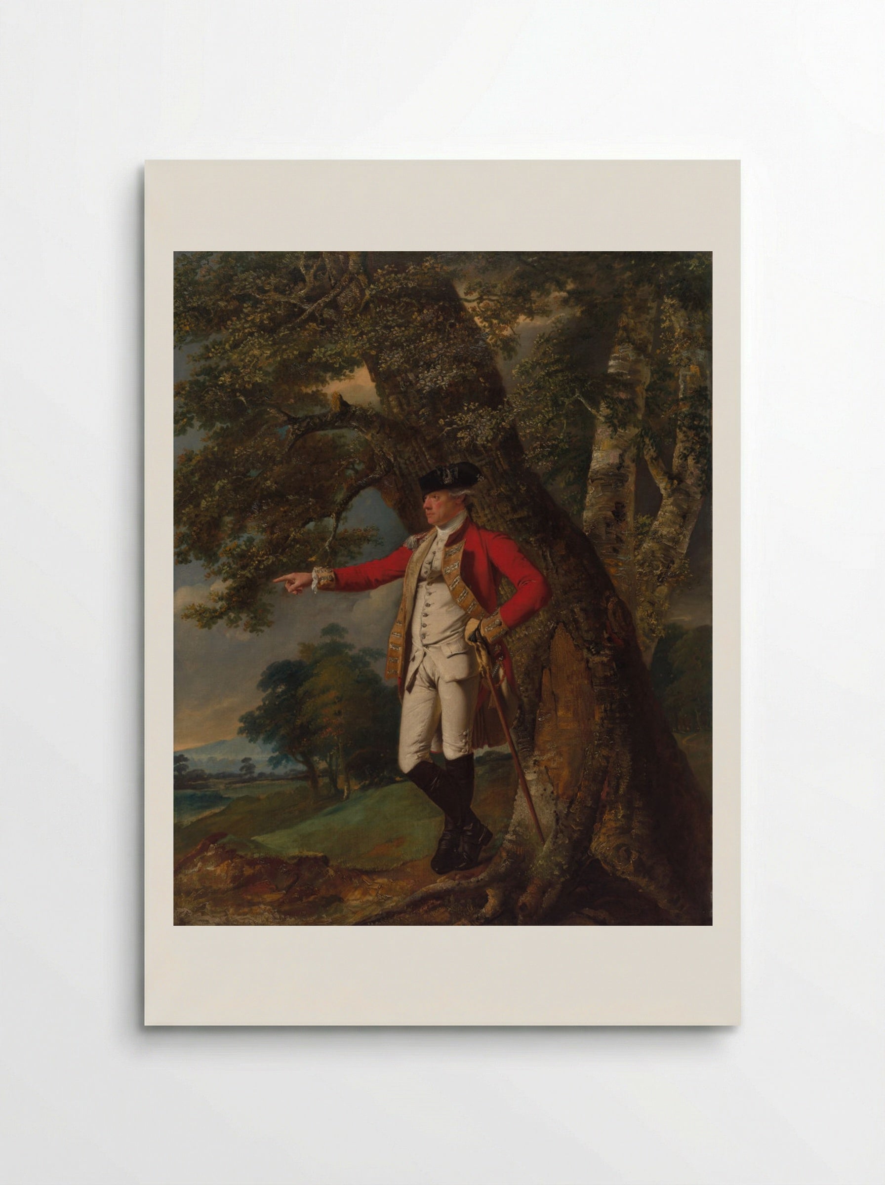 Portrait of Colonel Charles Heathcote - Joseph Wright of Derby - Poster
