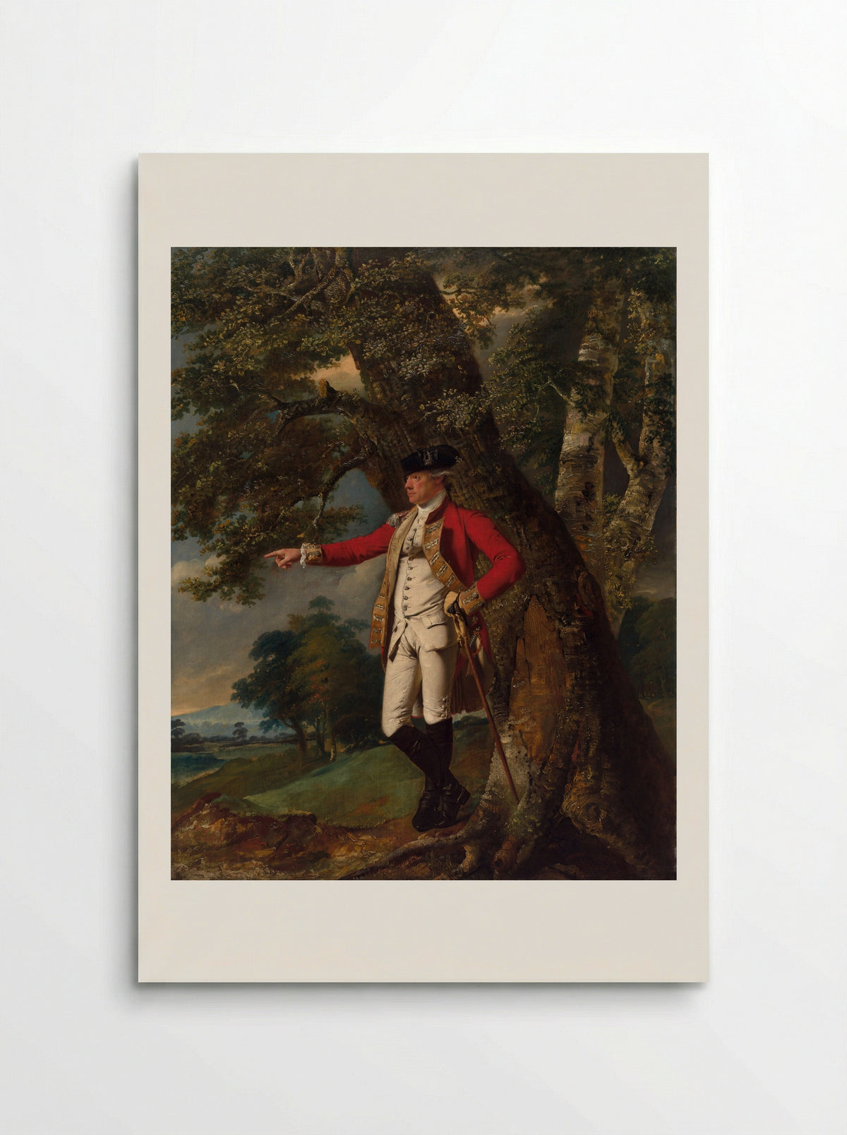 Portrait of Colonel Charles Heathcote - Joseph Wright of Derby - Poster