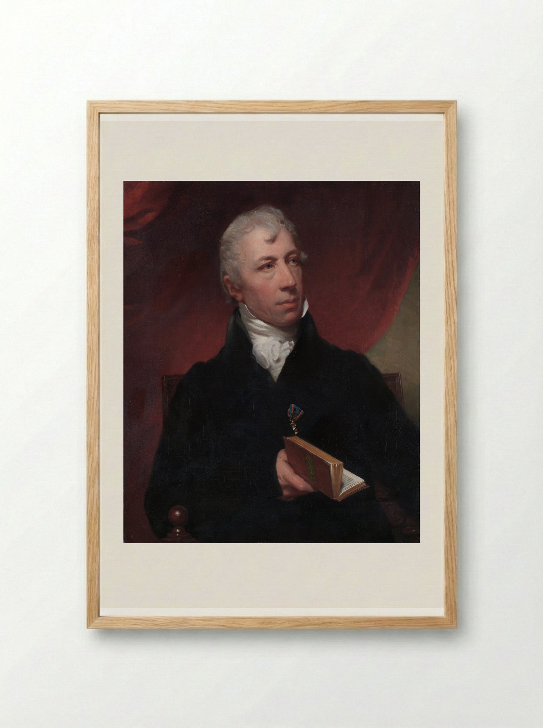Portrait of Cornelis Apostool - Charles Howard Hodges - Framed Print Wood