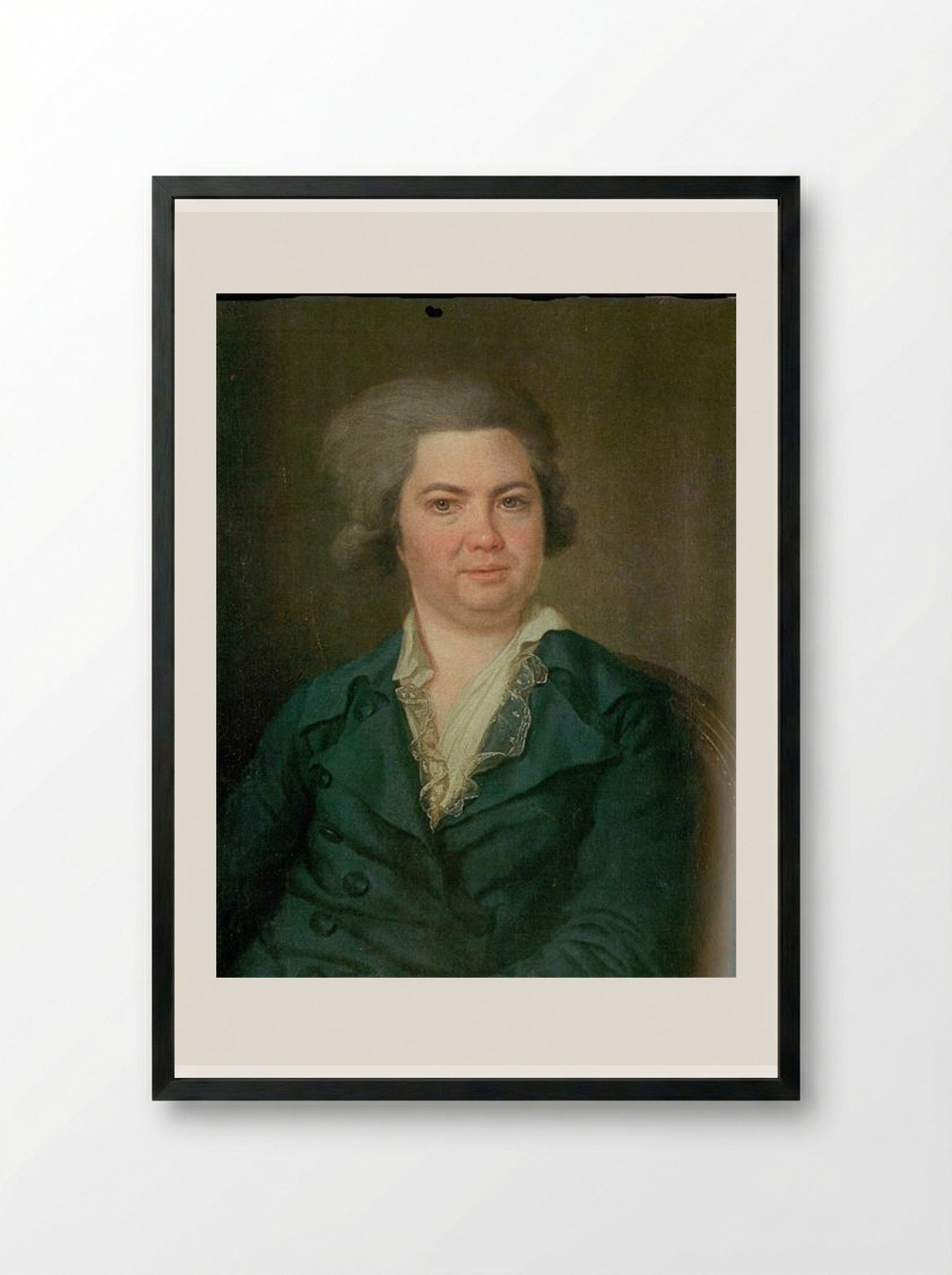 Portrait of Count Artemiy Vorontsov - Dmitry Levitzky - Framed Print Black