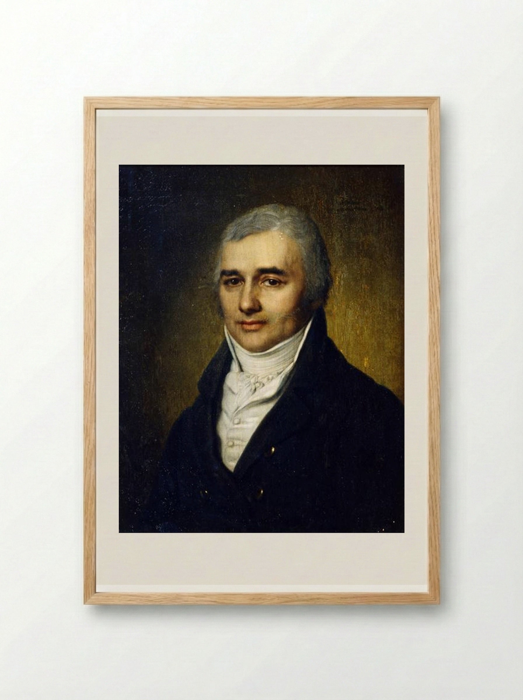 Portrait of Count Razumovsky - Vladimir Borovikovsky - Framed Print Wood