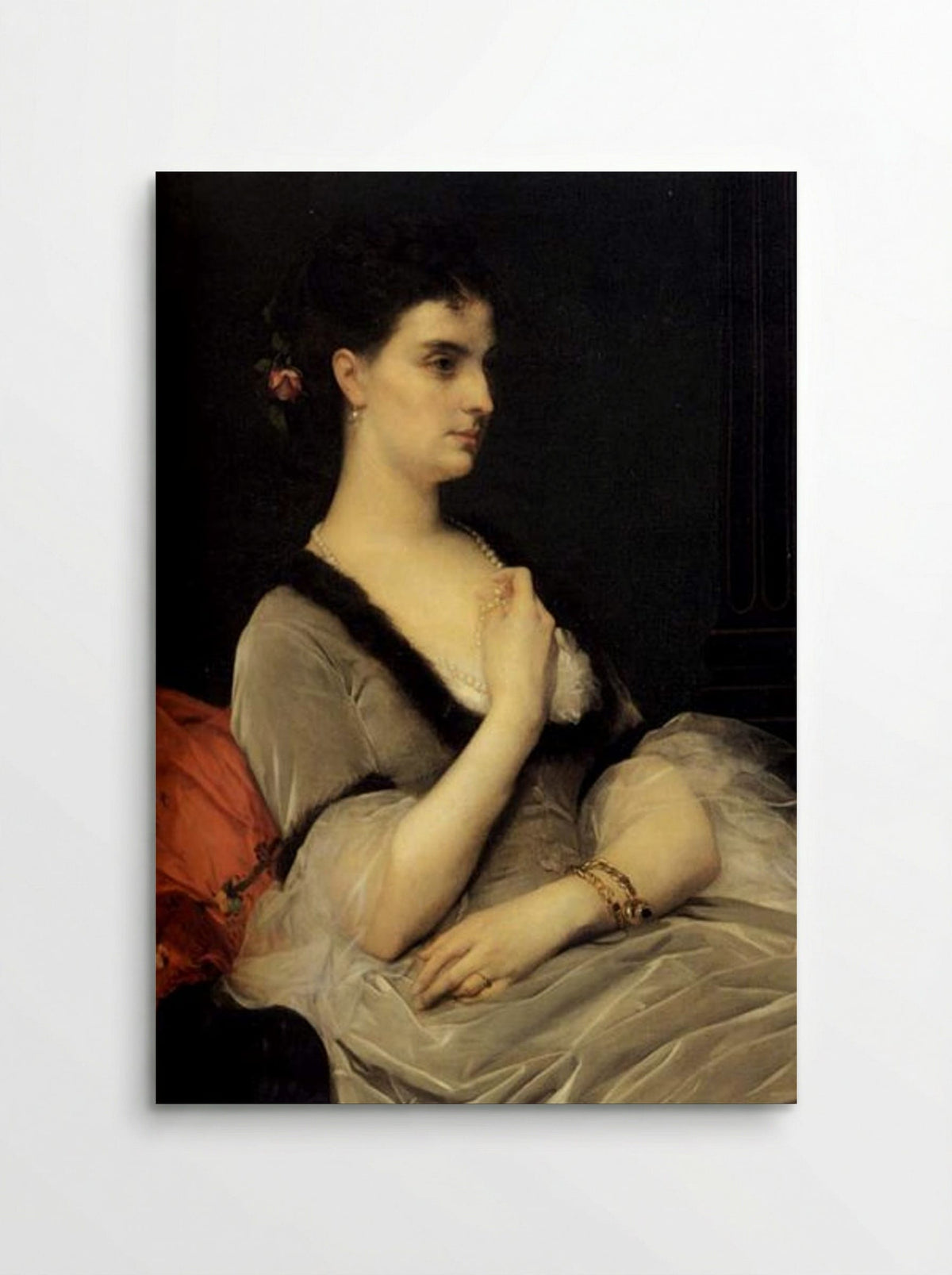 Portrait of Countess E.A. Vorontova-Dashkova - Alexandre Cabanel - Poster