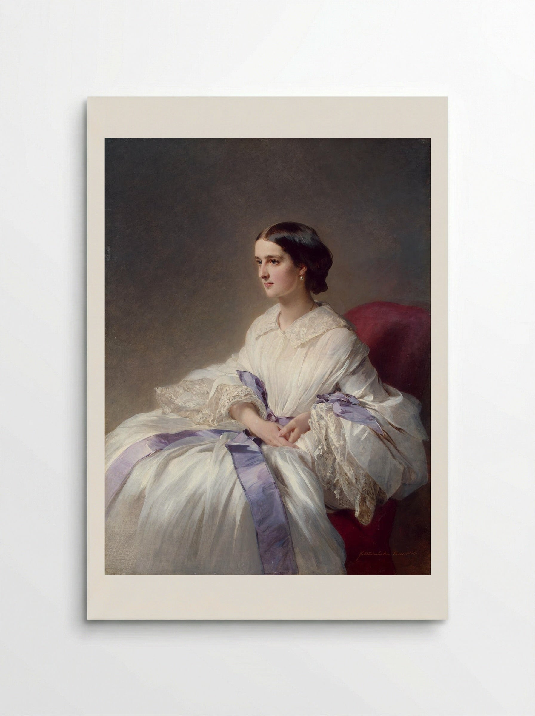 Portrait of Countess Olga Shuvalova - Franz Xaver Winterhalter - Poster