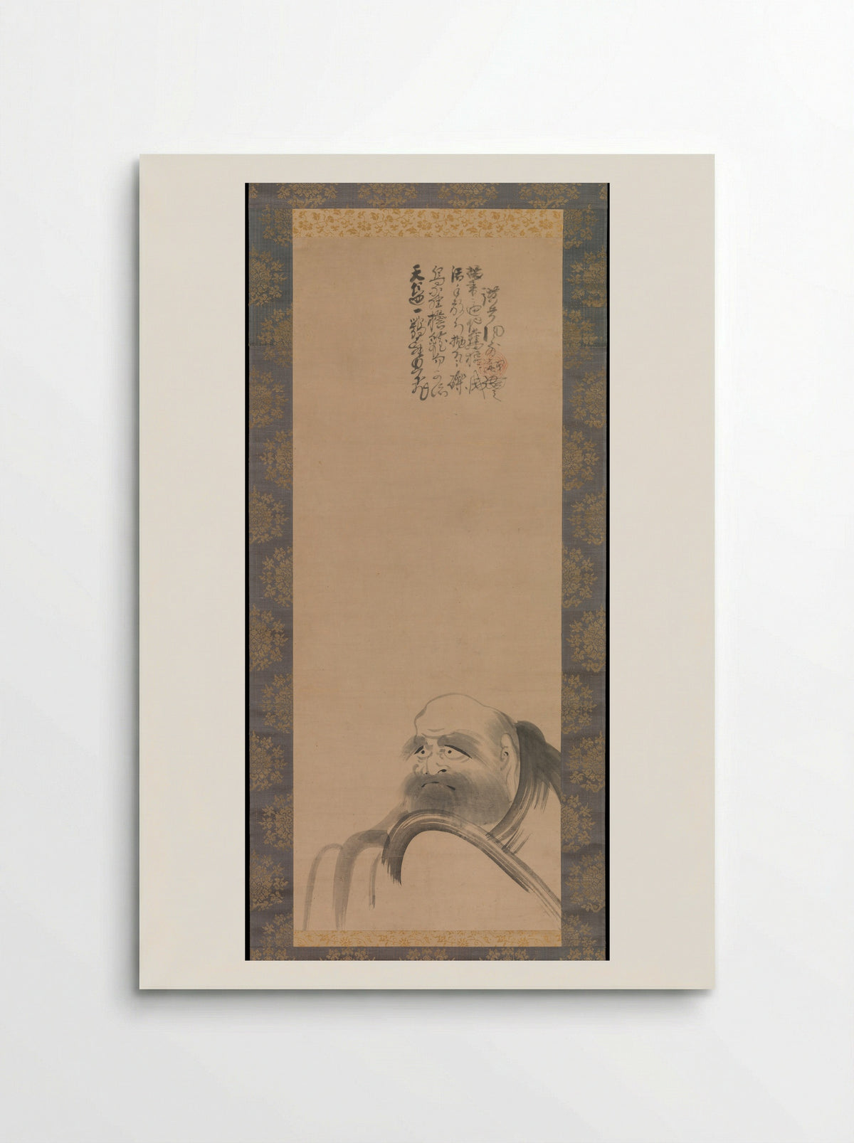 Portrait of Daruma - Fūgai Ekun - Poster