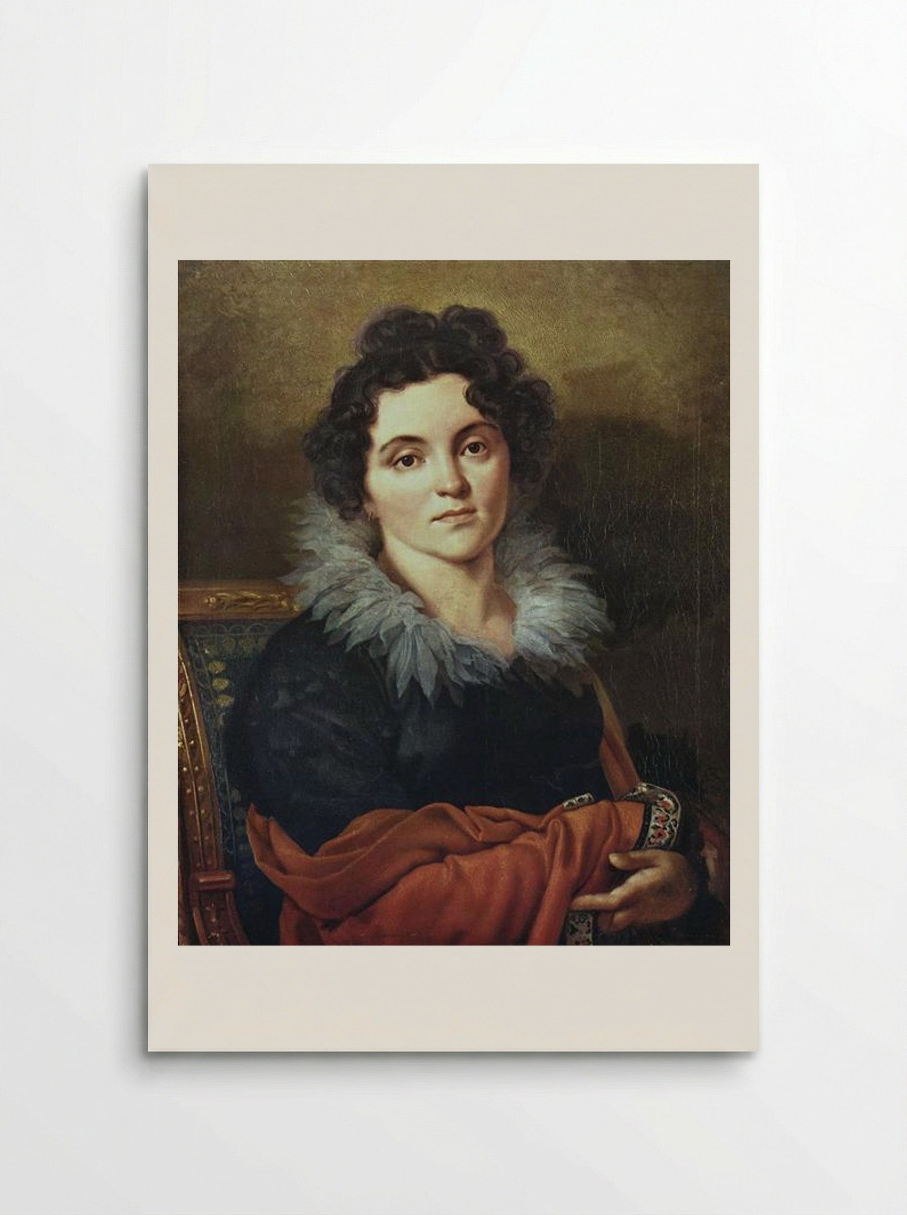 Portrait of Darya Nikolaevna Chvostova - Orest Kiprensky - Poster