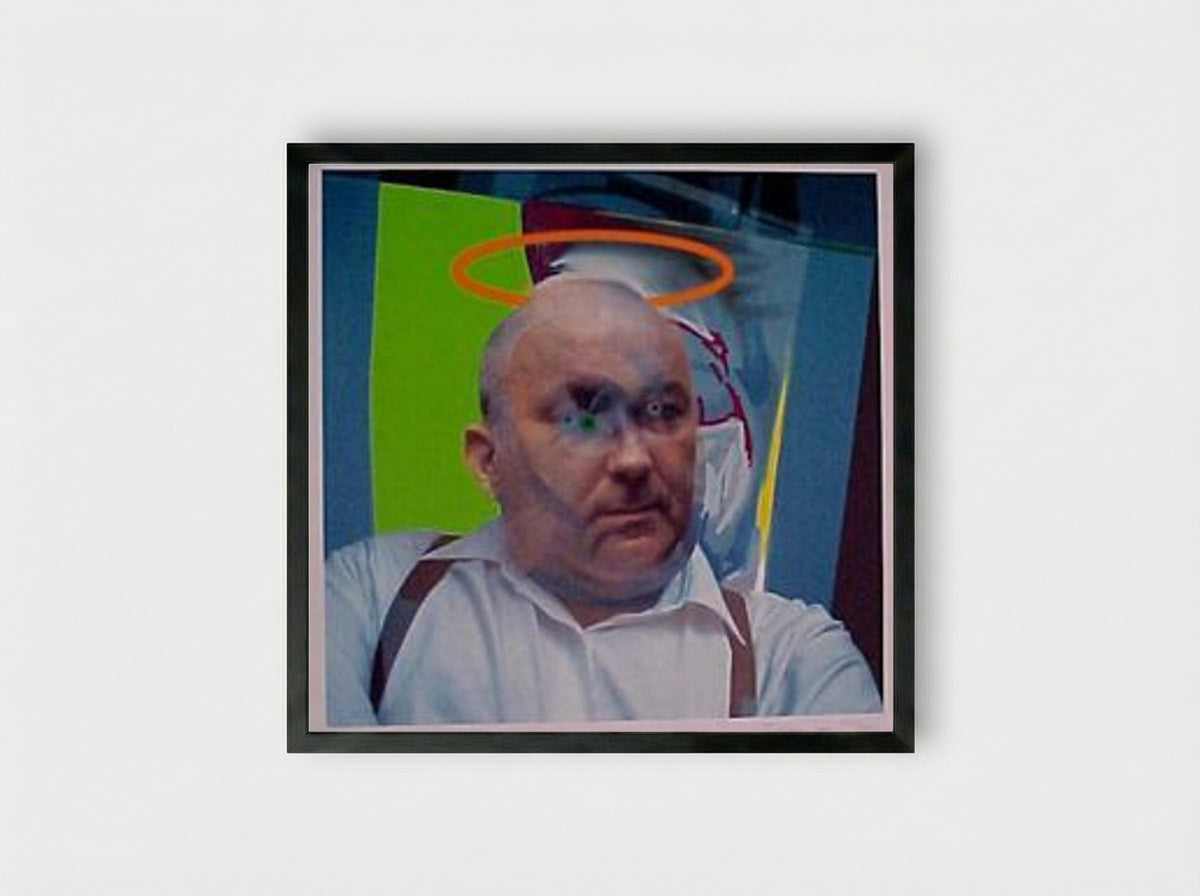 Portrait of Dieter Roth - Richard Hamilton - Framed Print Black