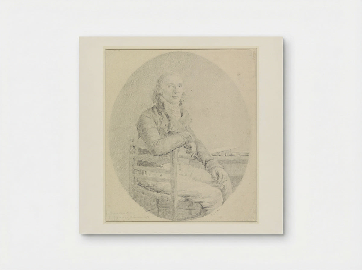 Portrait of Dirk Langendijk - Joannes Bemme - Poster