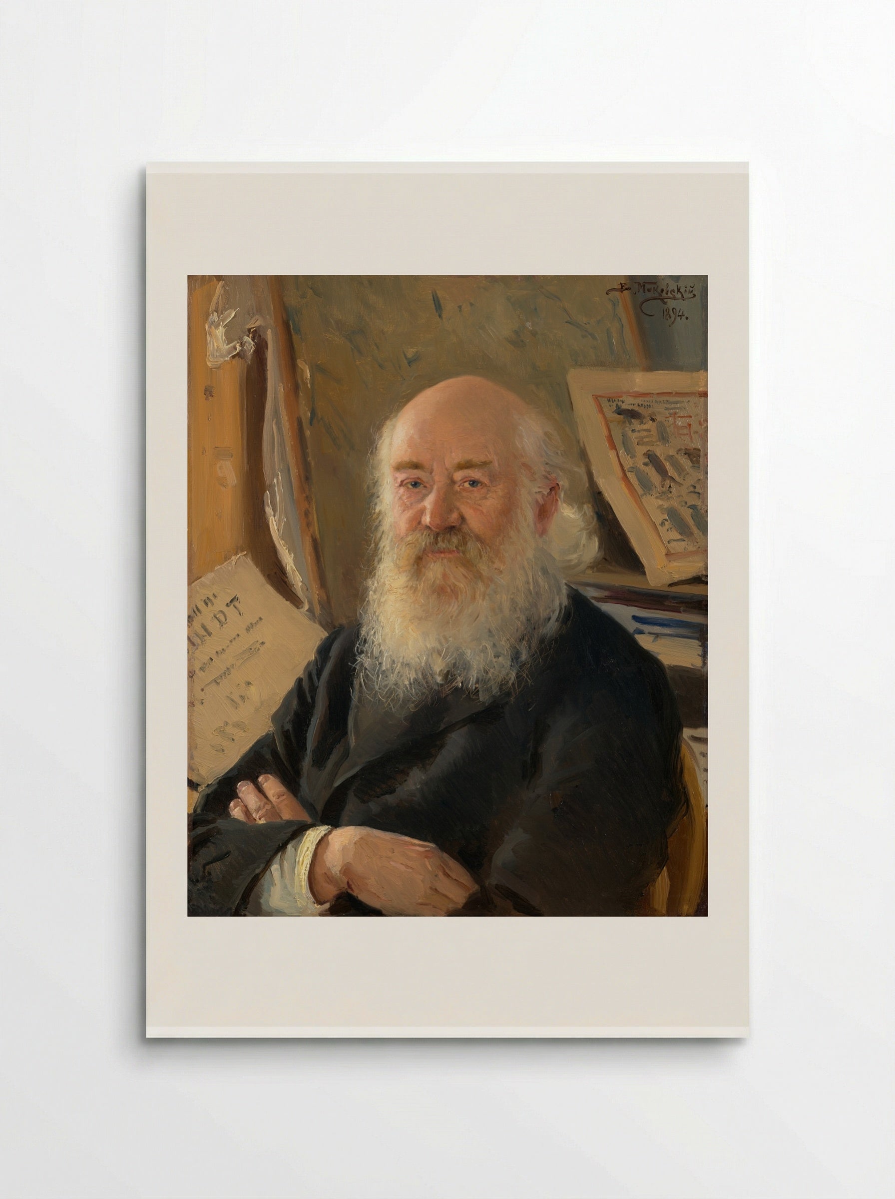 Portrait of Dmitry Rovinsky - Vladimir Makovsky - Poster