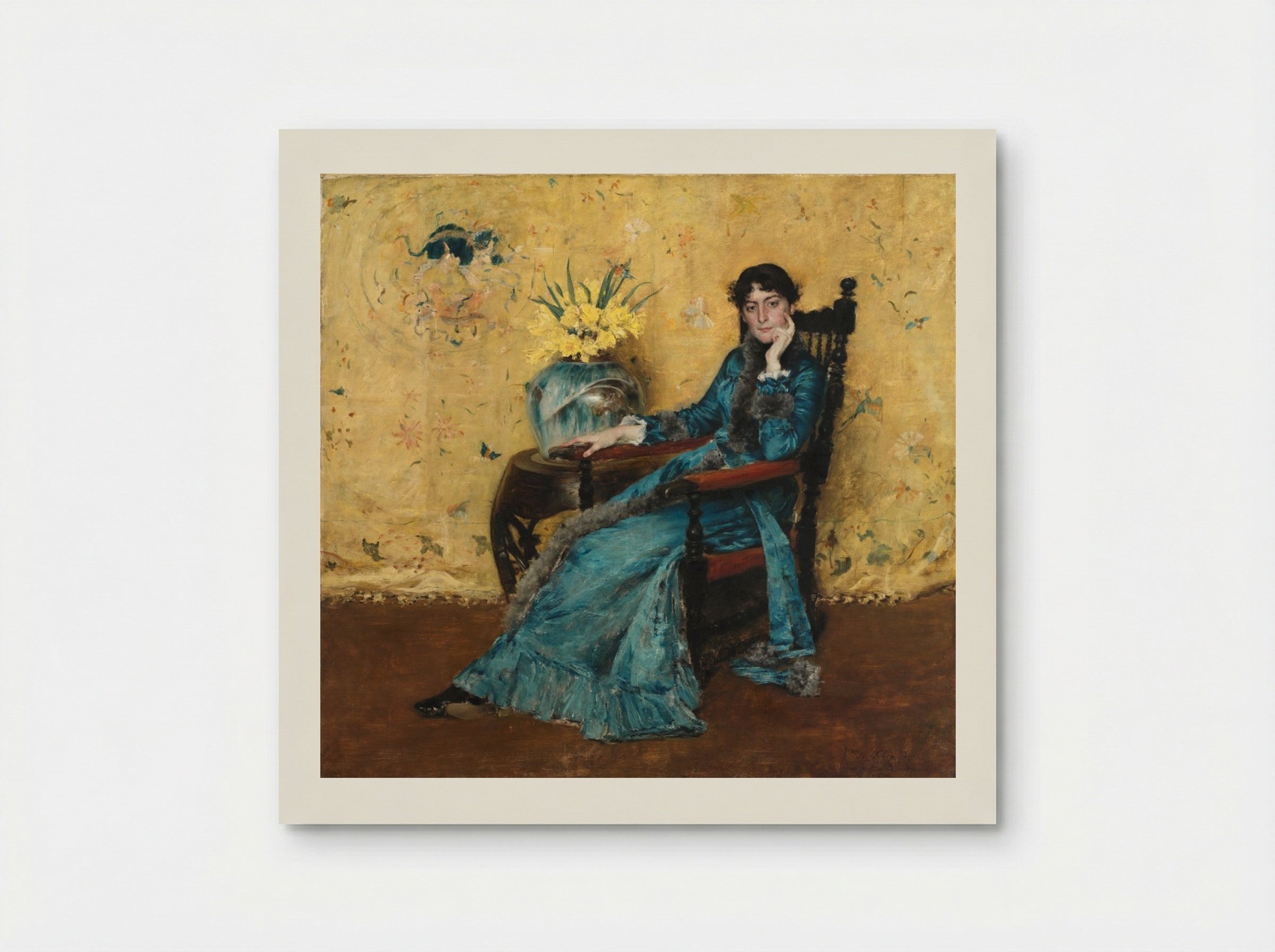 Portrait of Dora Wheeler - William Merritt Chase - Poster