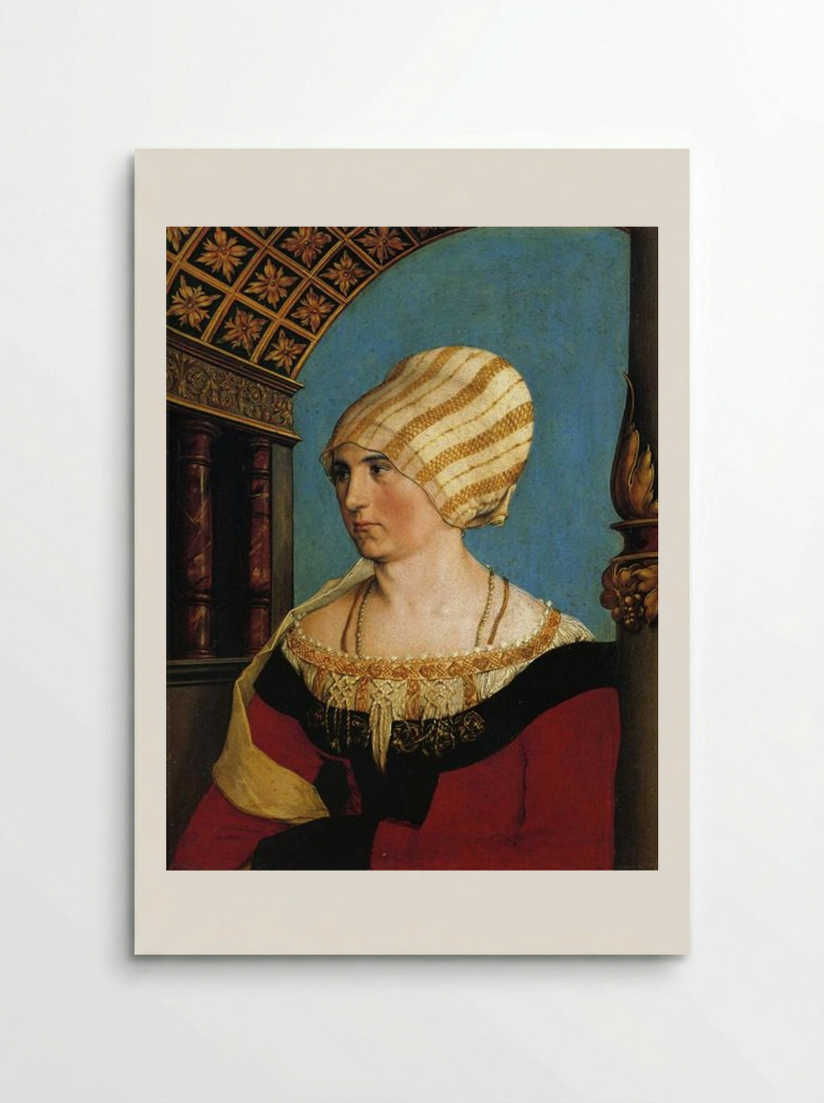 Portrait of Dorothea Meyer, nee Kannengiesser - Hans Holbein the Younger - Poster