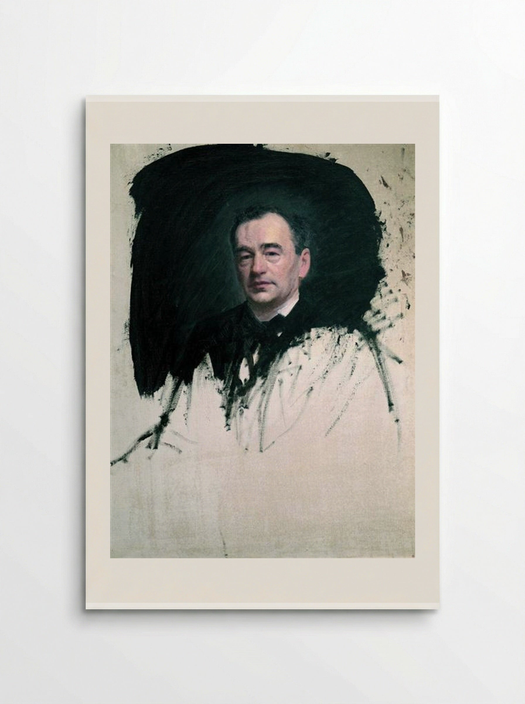 Portrait of Dr. Karl A. Rauhfus - Ivan Kramskoy - Poster