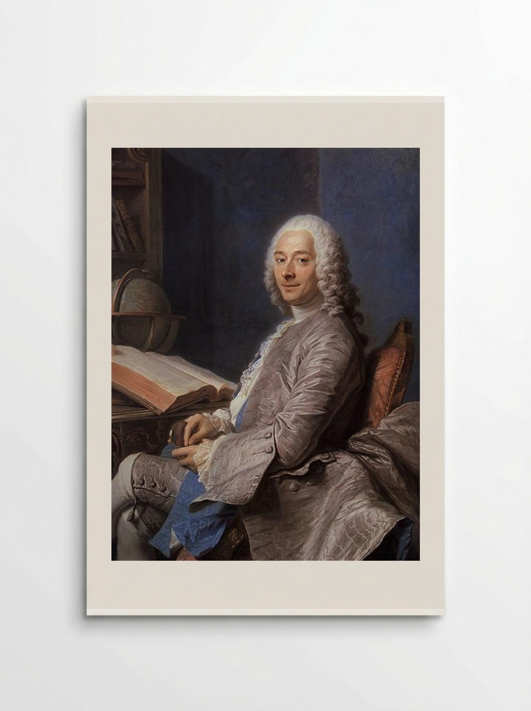 Portrait of Duval de l'Epinoy - Maurice Quentin de La Tour - Poster