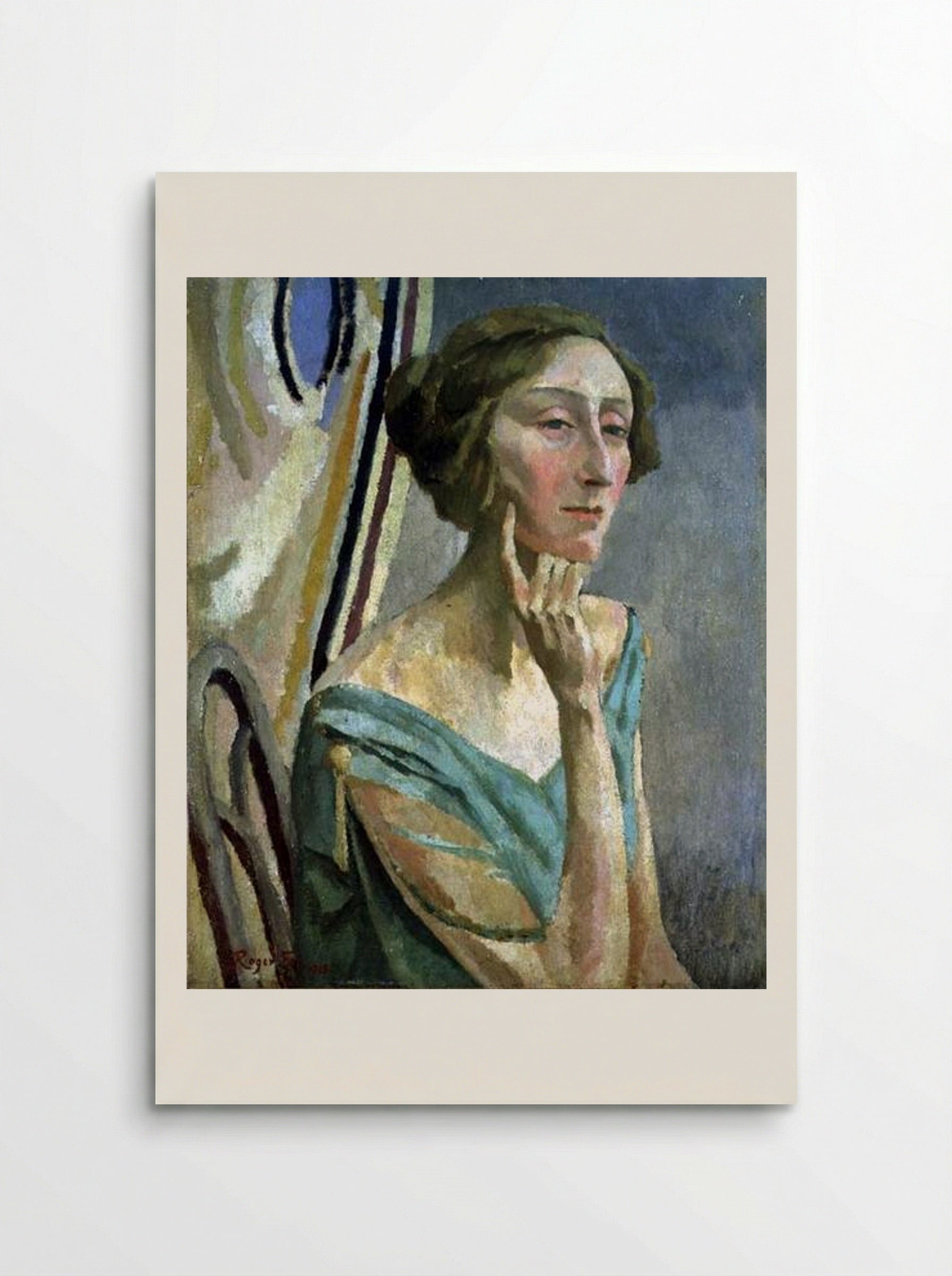 Portrait of Edith Sitwell - Roger Fry - Poster