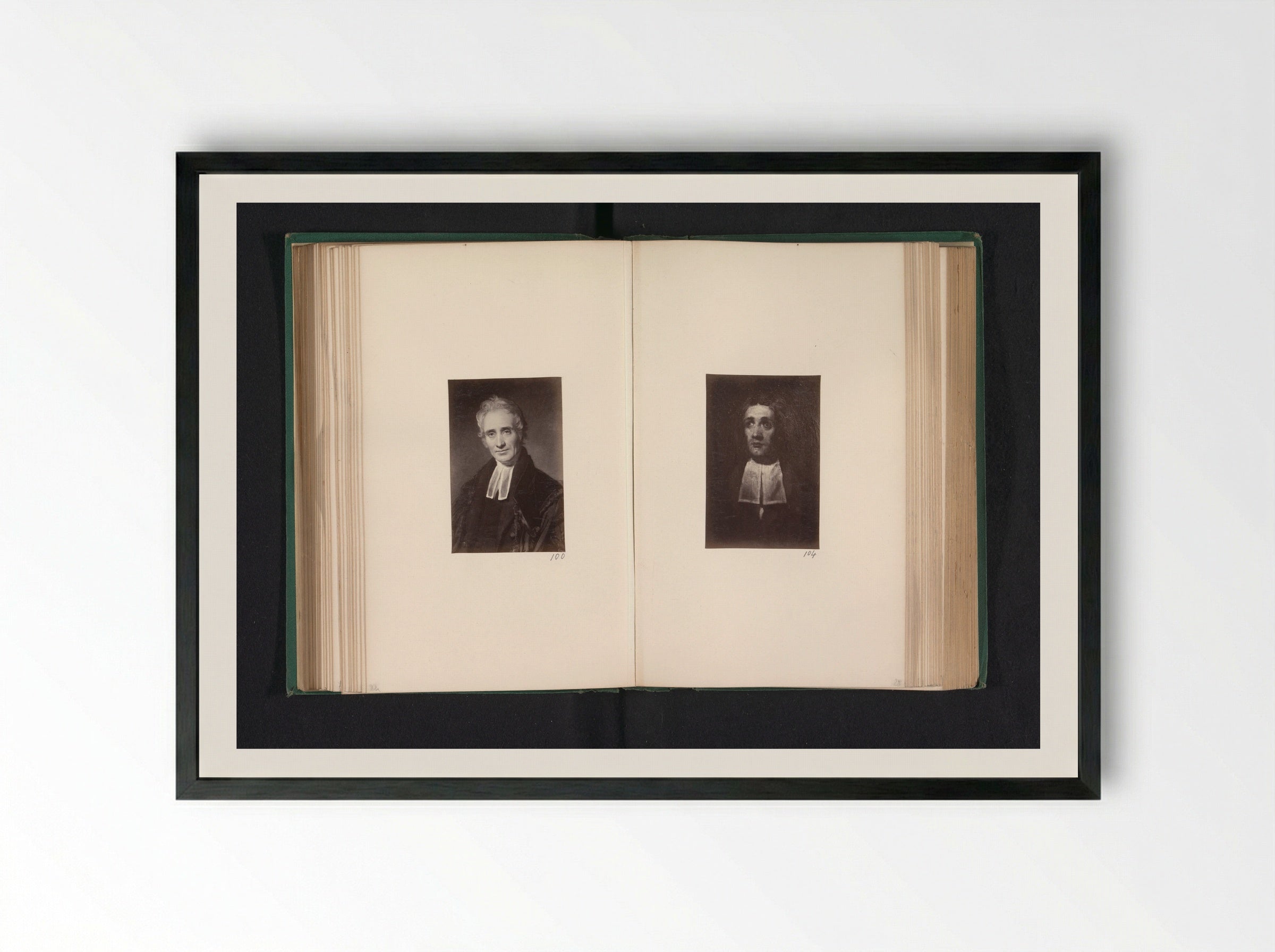 Portrait of Edward Irving - Thomas Annan - Framed Print Black