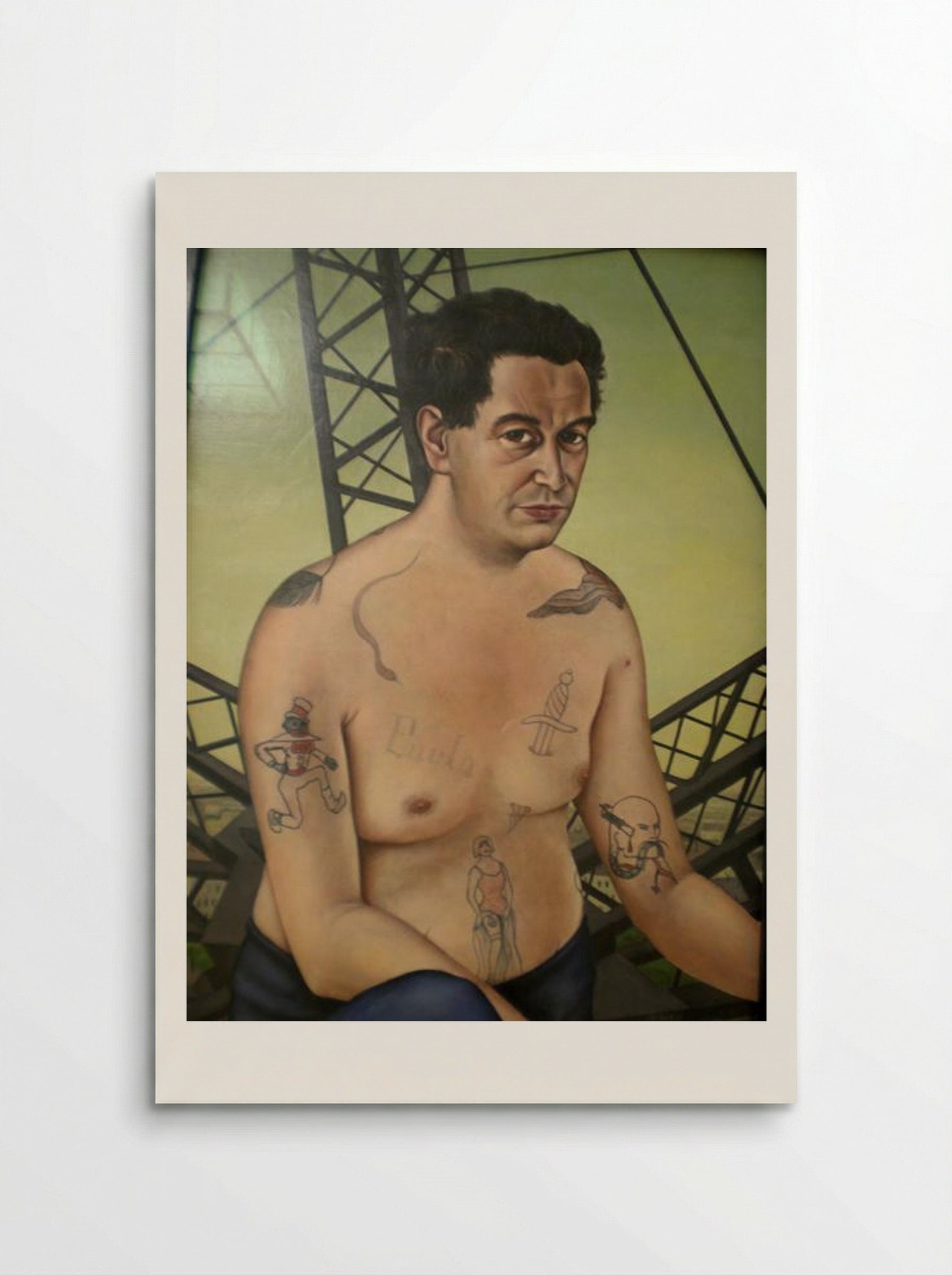 Portrait of Egon Erwin Kisch - Christian Schad - Poster