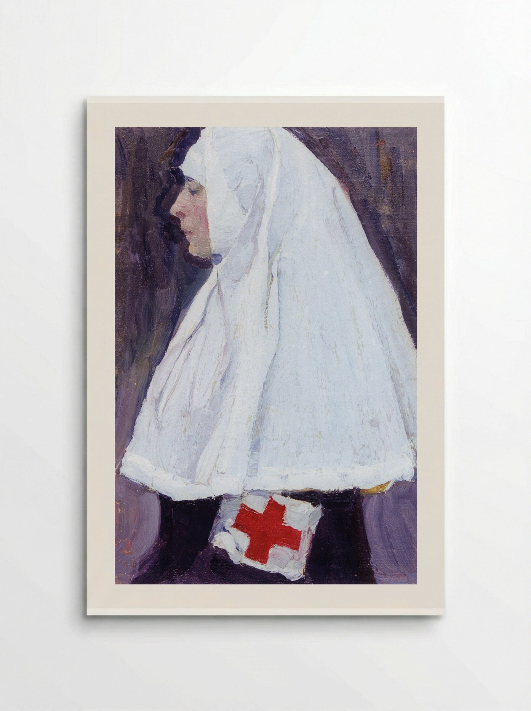 Portrait of Ekaterina Nesterova - Mikhail Nesterov - Poster