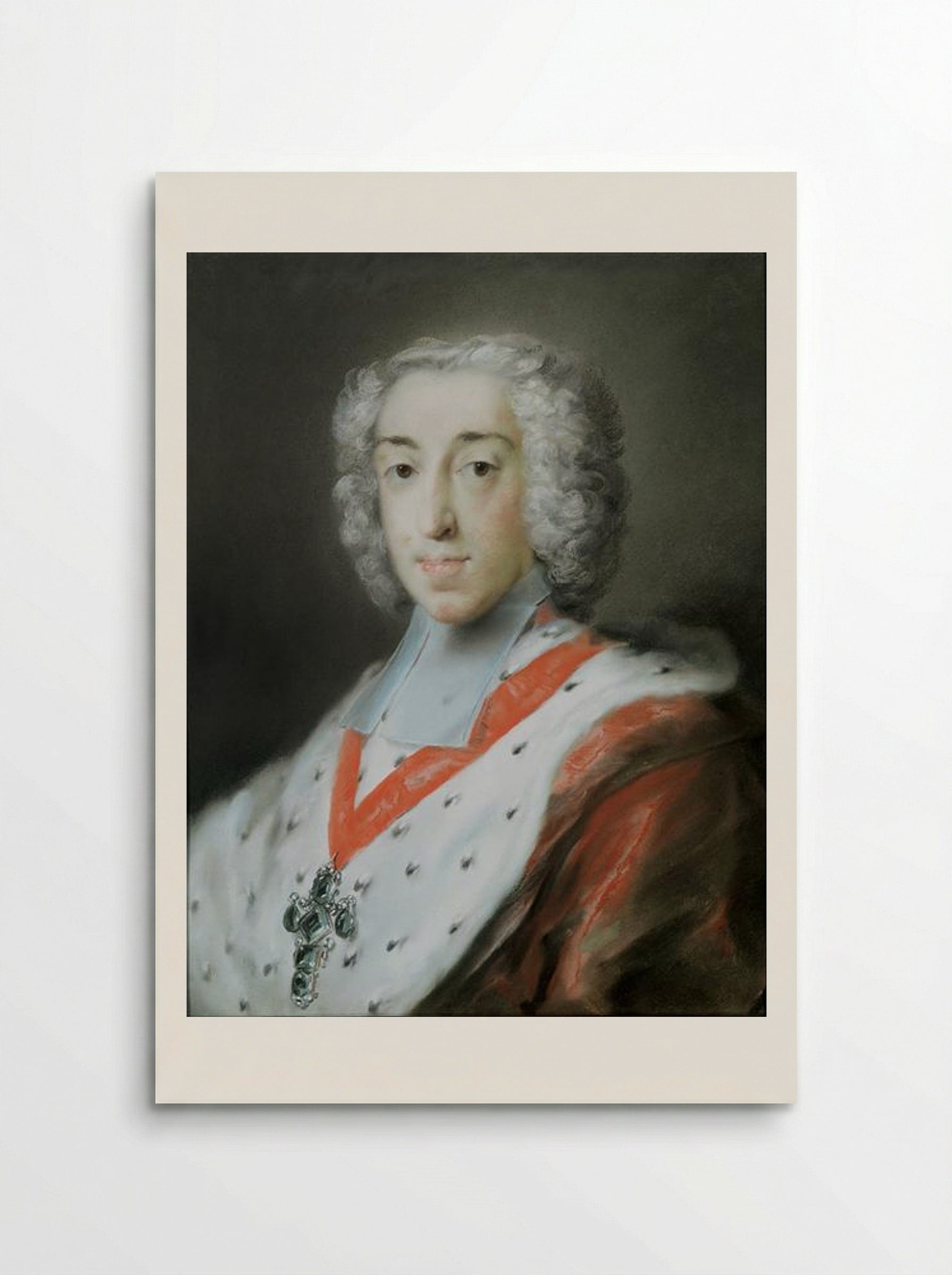 Portrait of Elector Clemens Augustus of Cologne - Rosalba Carriera - Poster