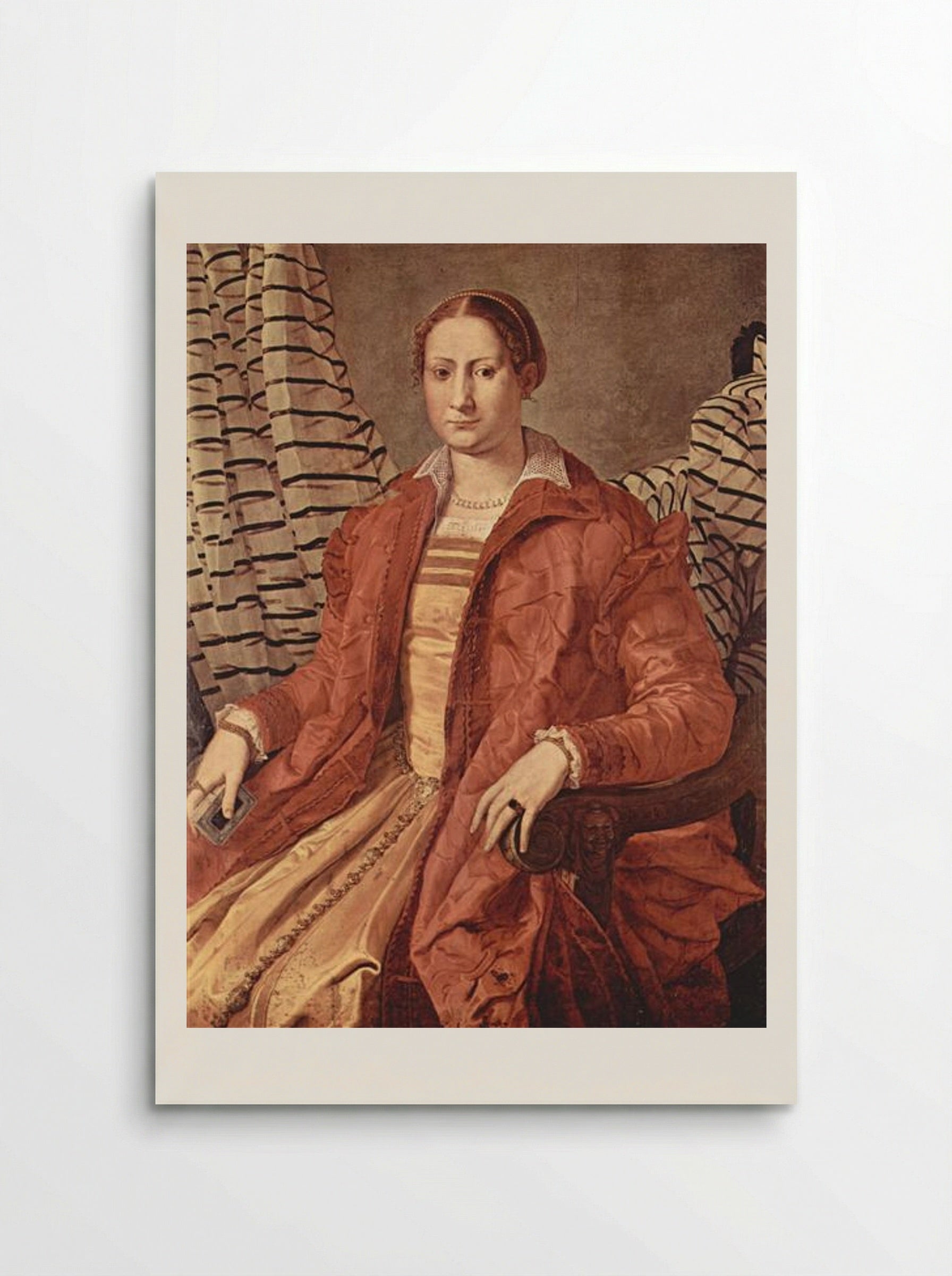 Portrait of Eleonora da Toledo - Agnolo Bronzino - Poster