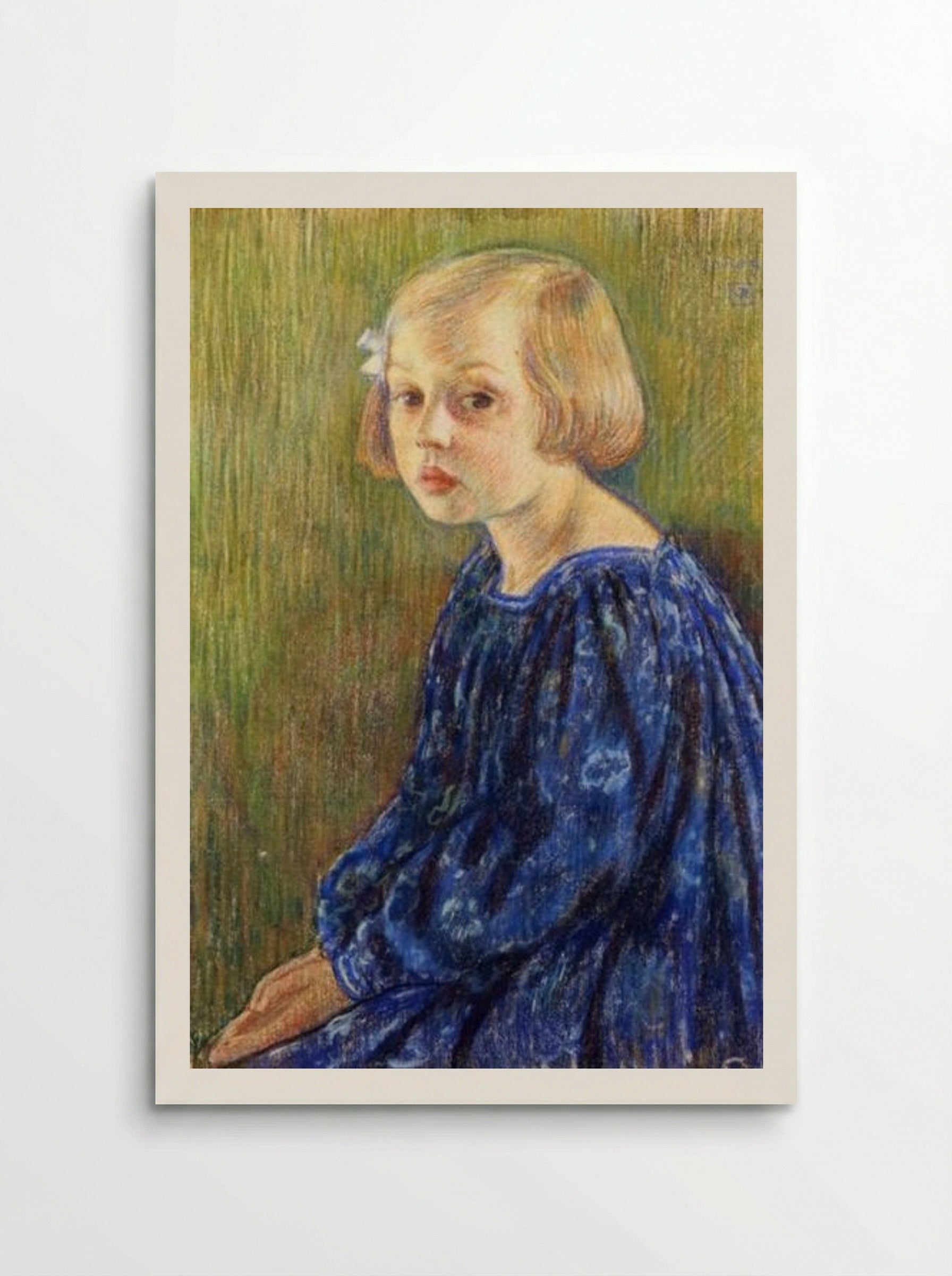 Portrait of Elizabeth van Rysselberghe - Théo van Rysselberghe - Poster