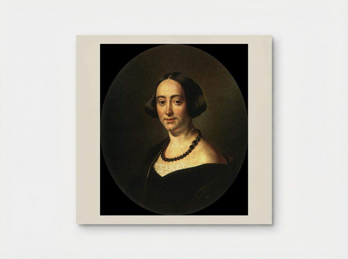 Portrait of Elizaveta Vladimirovna Mazurina - Vasily Tropinin - Poster