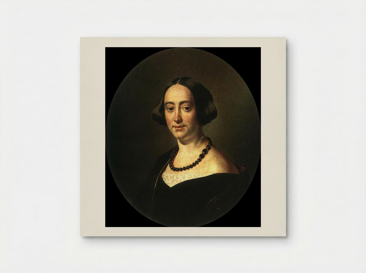 Portrait of Elizaveta Vladimirovna Mazurina - Vasily Tropinin - Poster