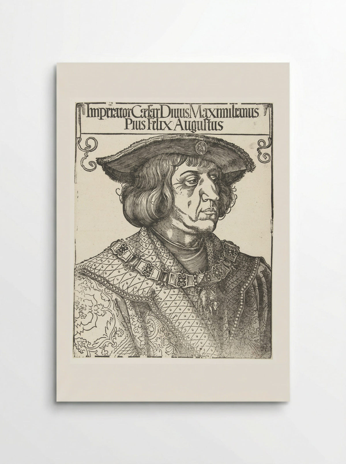 Portrait of Emperor Maximilian I - Albrecht Dürer - Poster